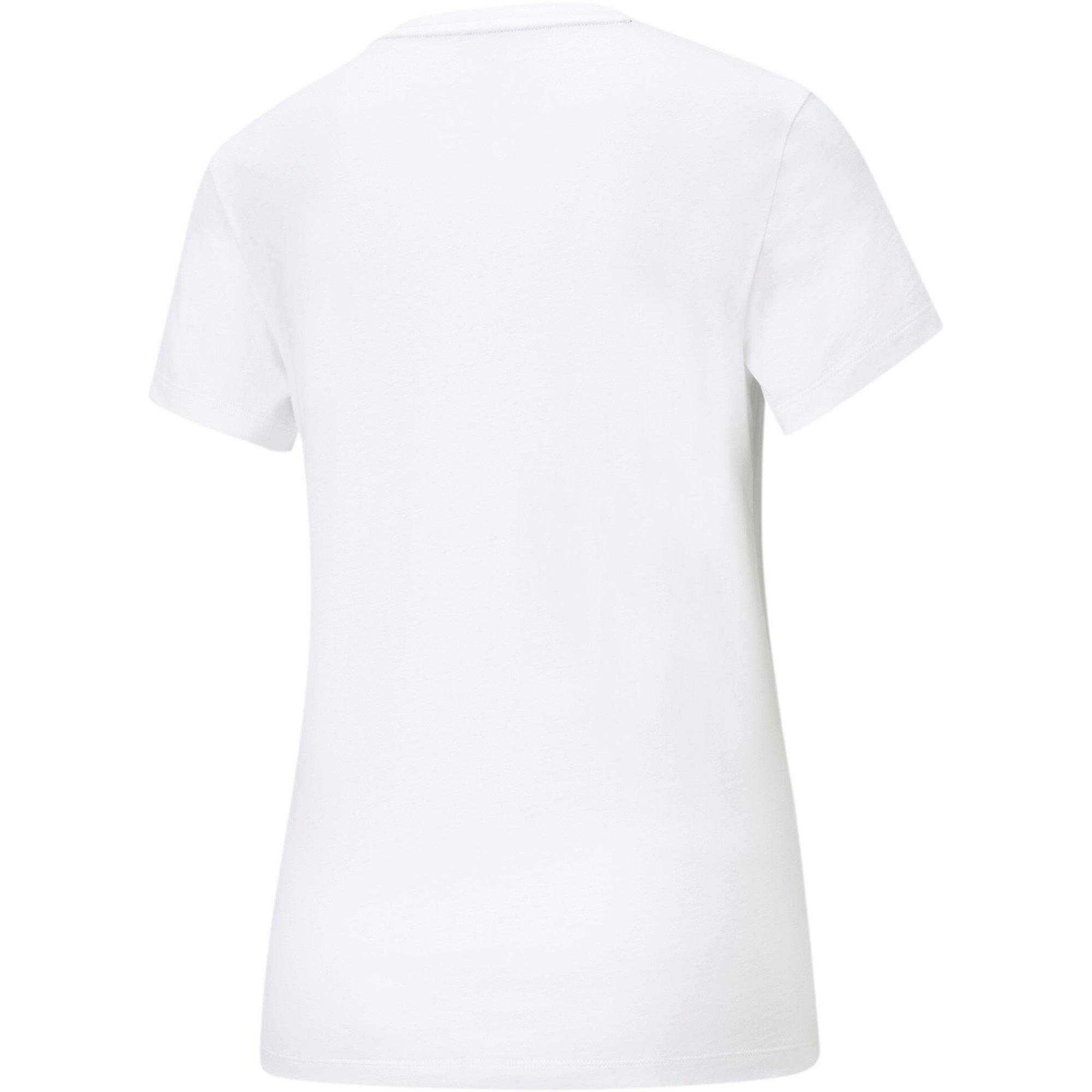 Branco Puma - Puma - Regular Fit Logo T-Shirt - 7
