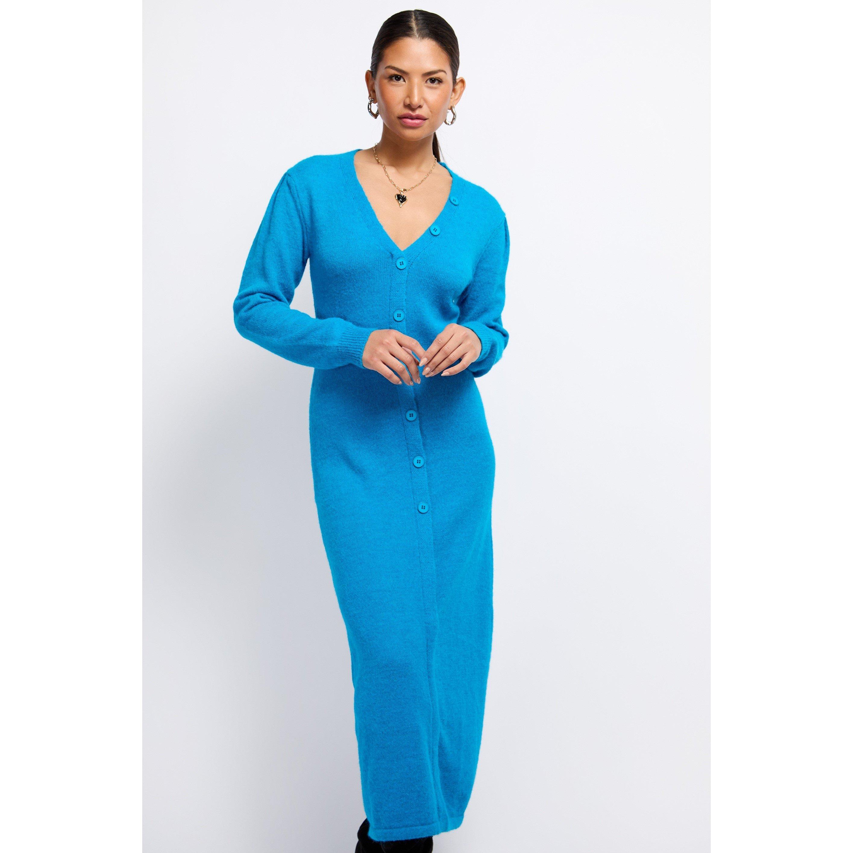 Little Mistress Women's Maxi Dress - Blue - 10 (S)