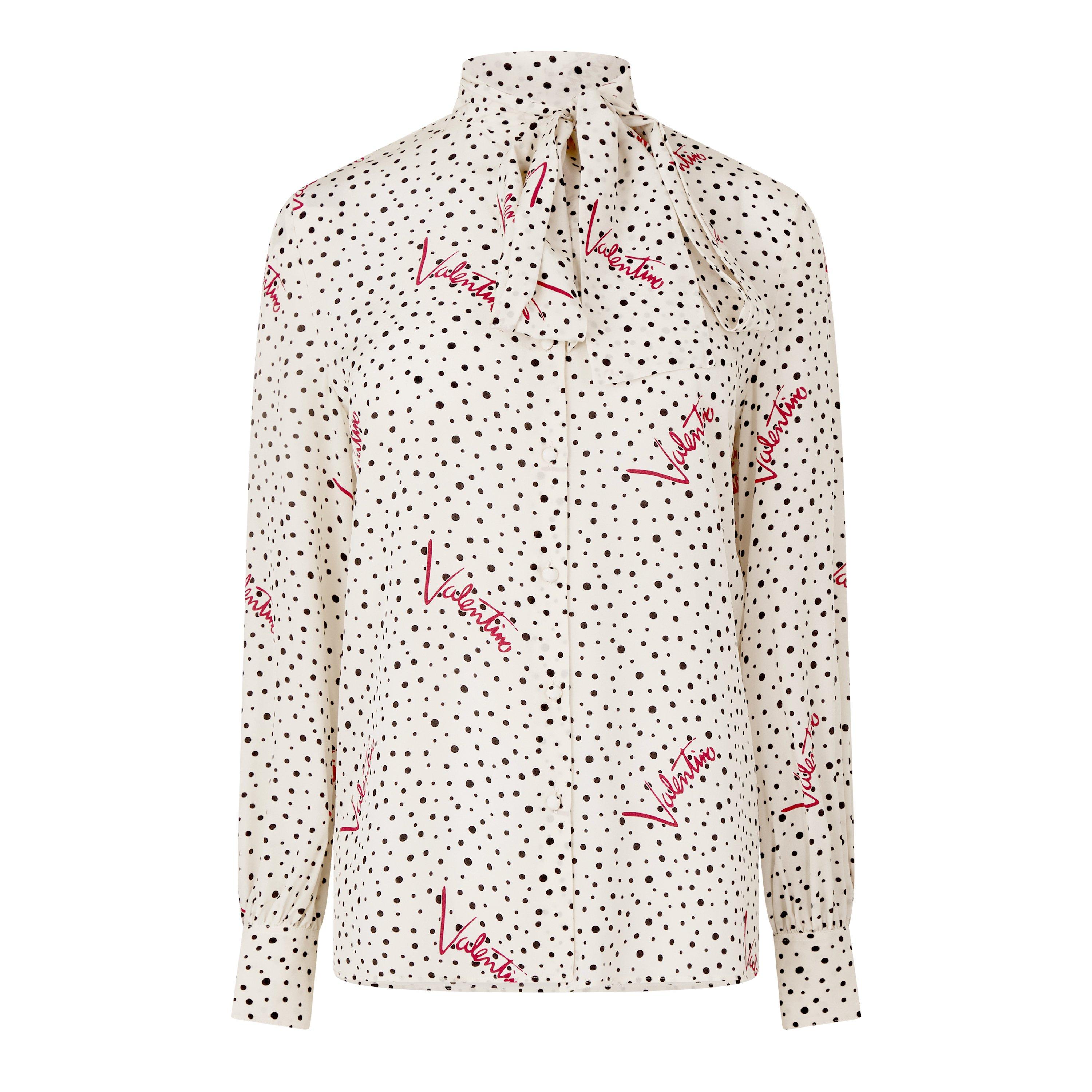Valentino Val LG Shirt Ld63 - Vaniglia/Paris - Size 10 (S)
