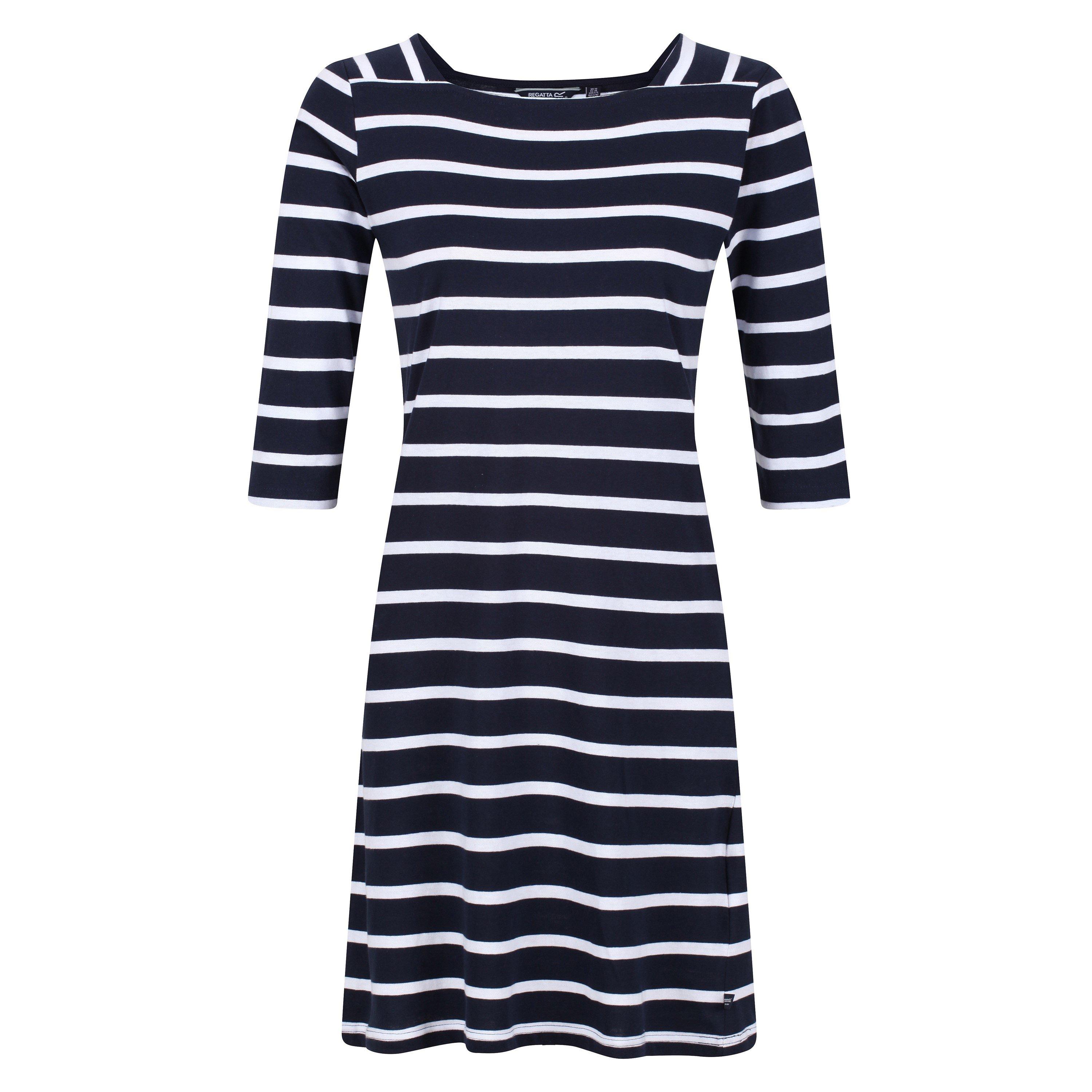 Navy/WhitStr - Regatta - Women's Paislee A Line Dress - 1