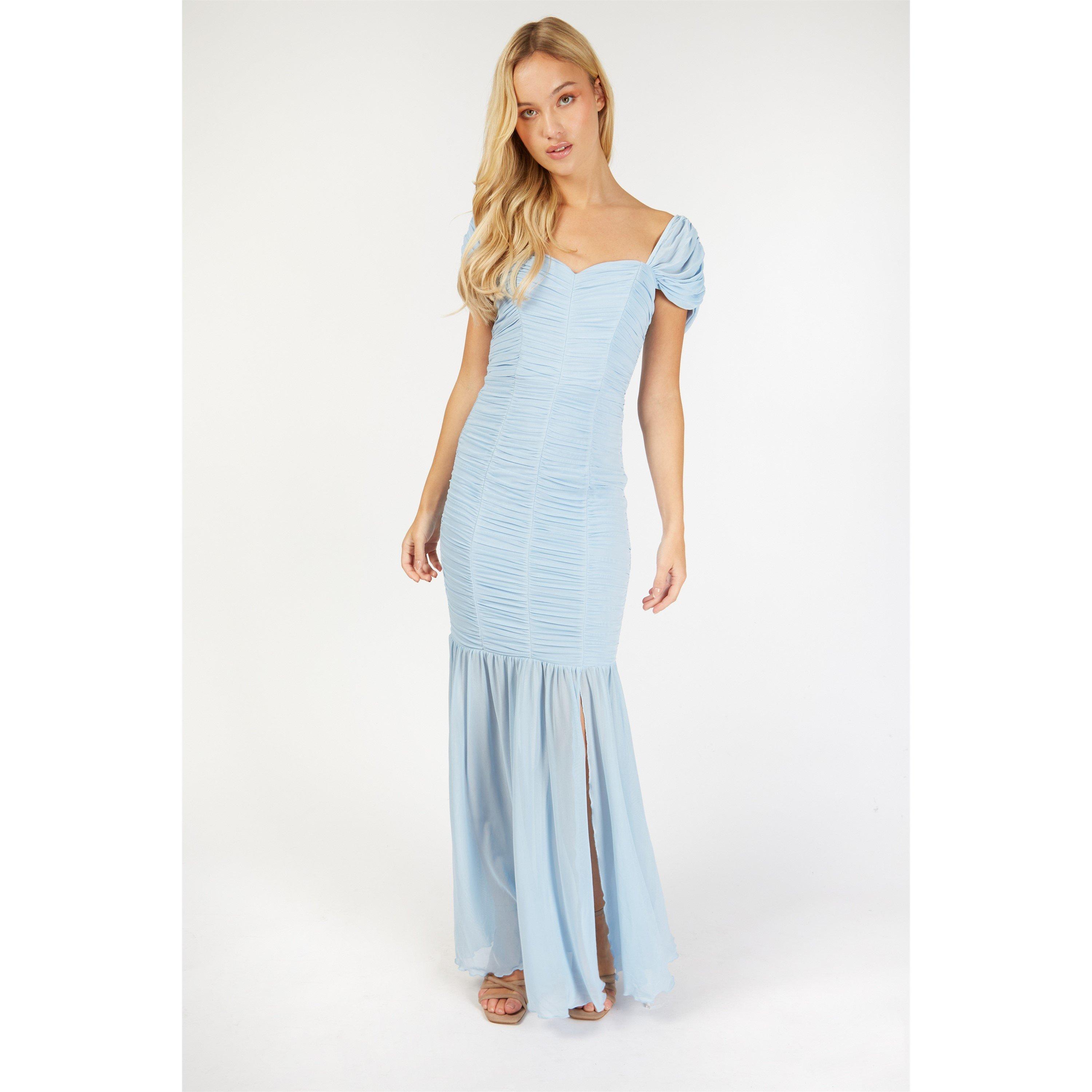 Ice Blue - Little Mistress - Women's Maxi Dress - 1