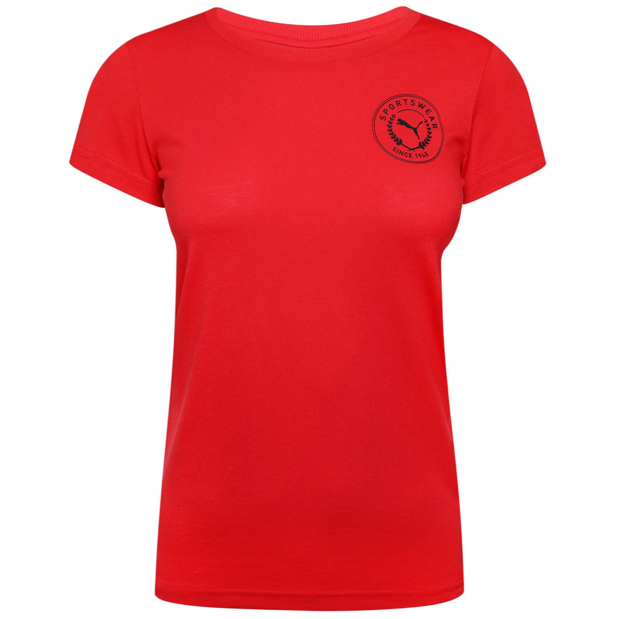 Puma Graphic Womens T Shirt Regular Fit TShirts Sports Direct MY