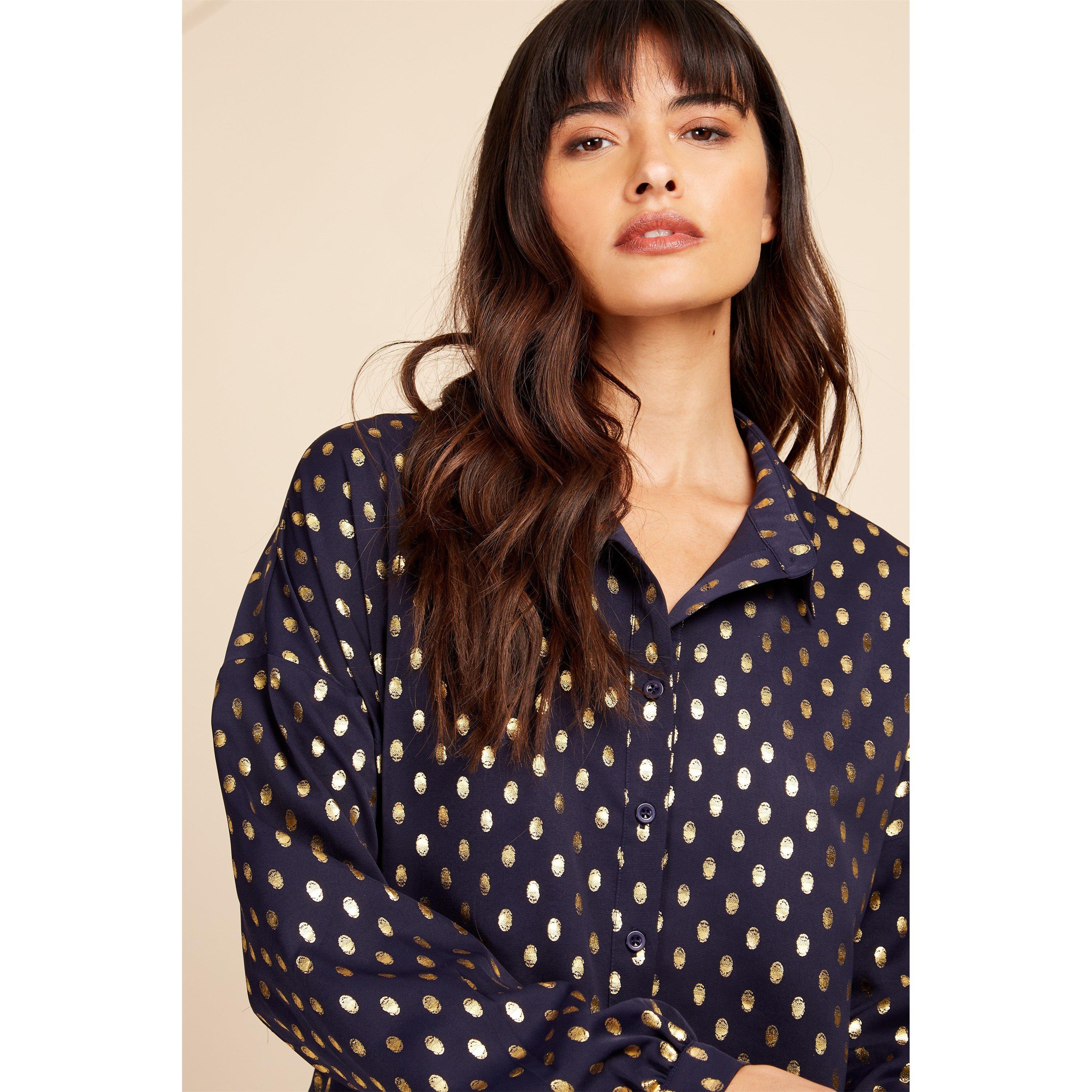 Navy - Little Mistress - Wrap Top - 2