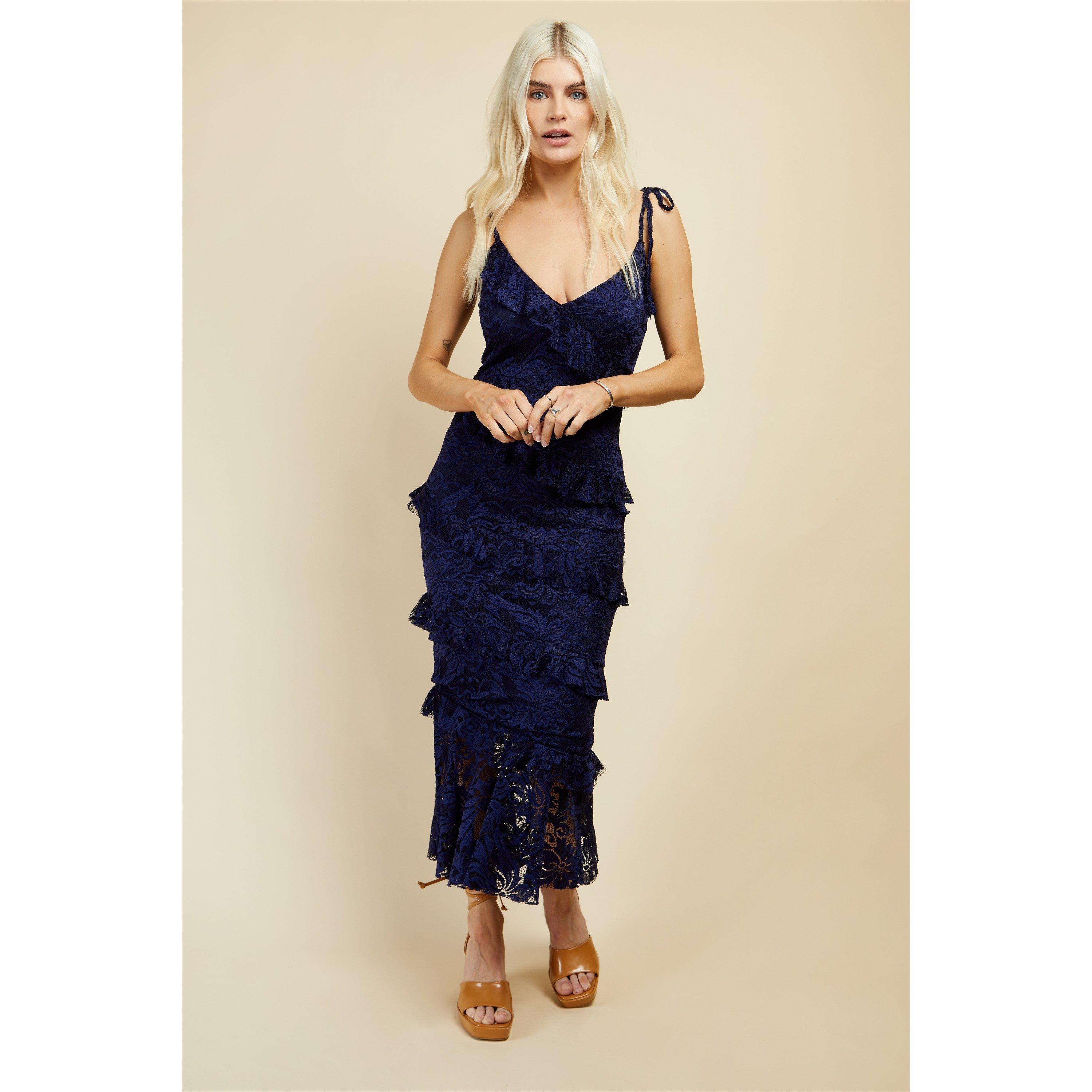 Little Mistress Women's Maxi Dress - Navy - 10 (S)