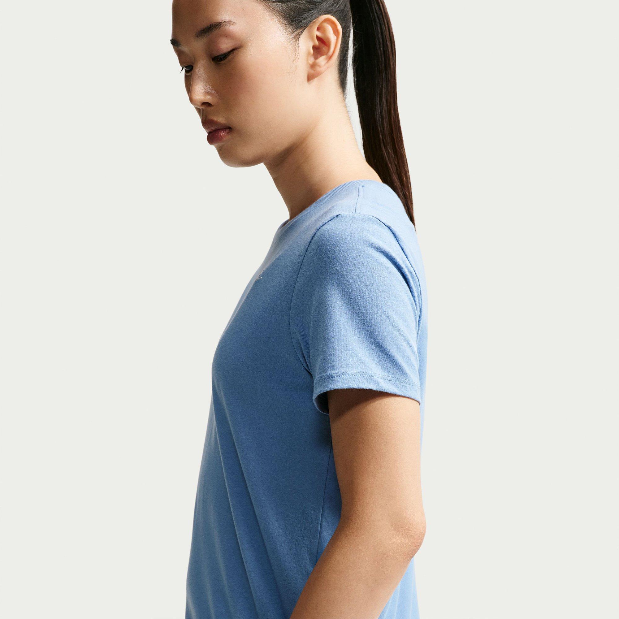 Work Blue - Nike - Sportswear Club Essentials Womens T Shirt - 3