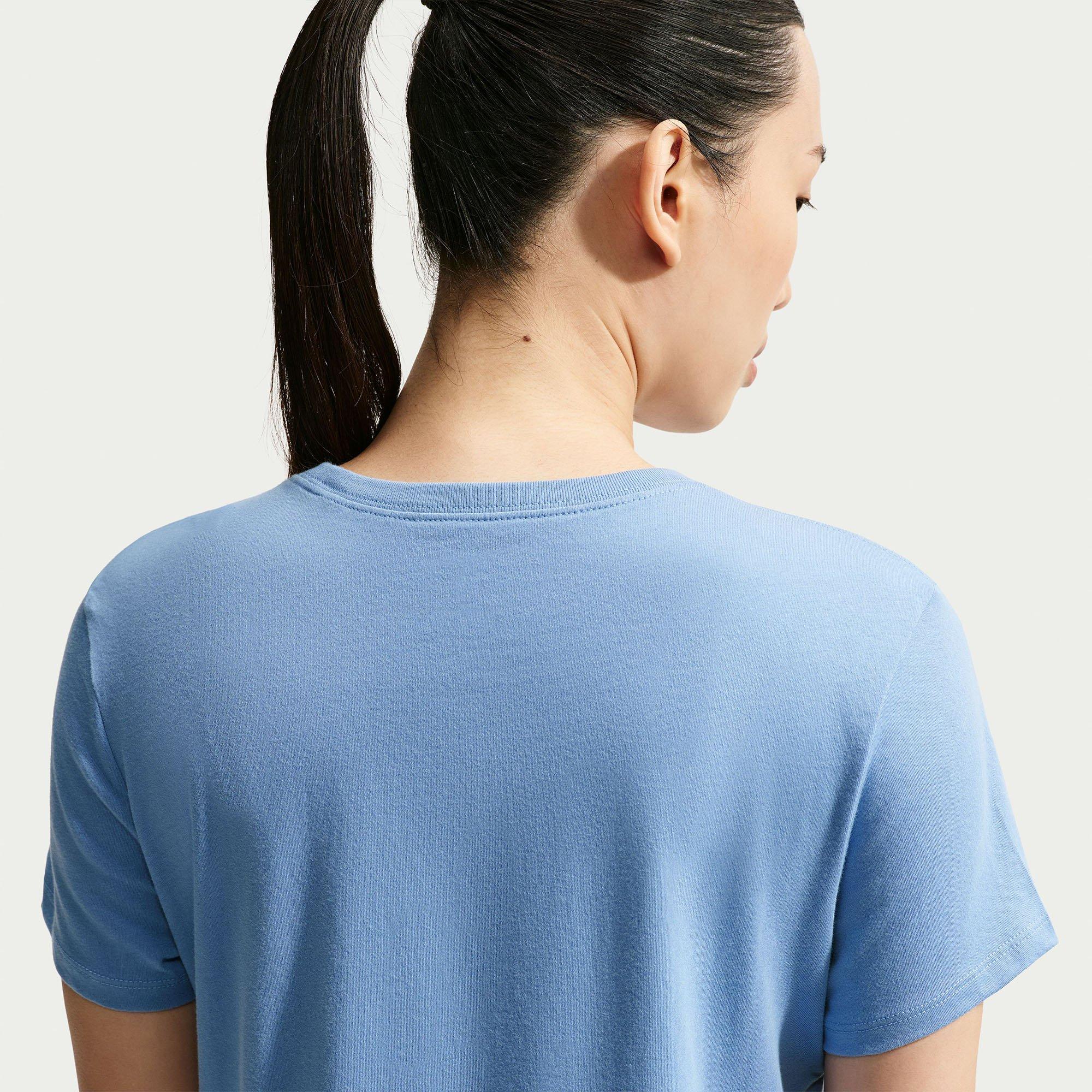 Work Blue - Nike - Sportswear Club Essentials Womens T Shirt - 4