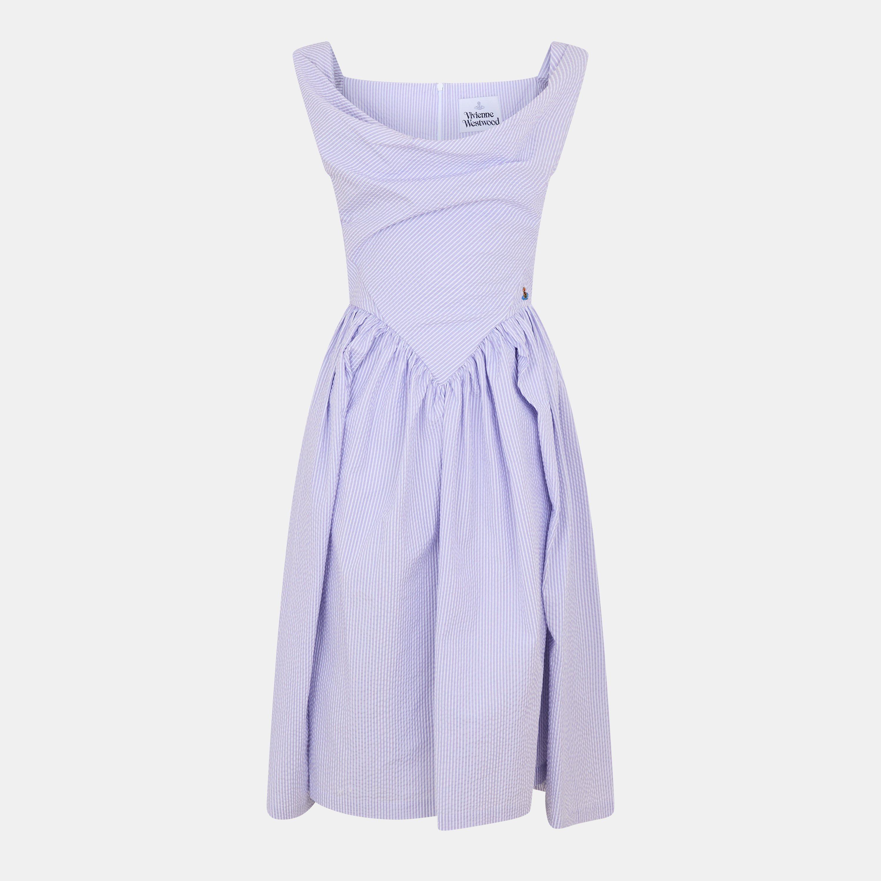 Vivienne Westwood Viv Sunday Dress Ld61 - Stripe - Size M (42)