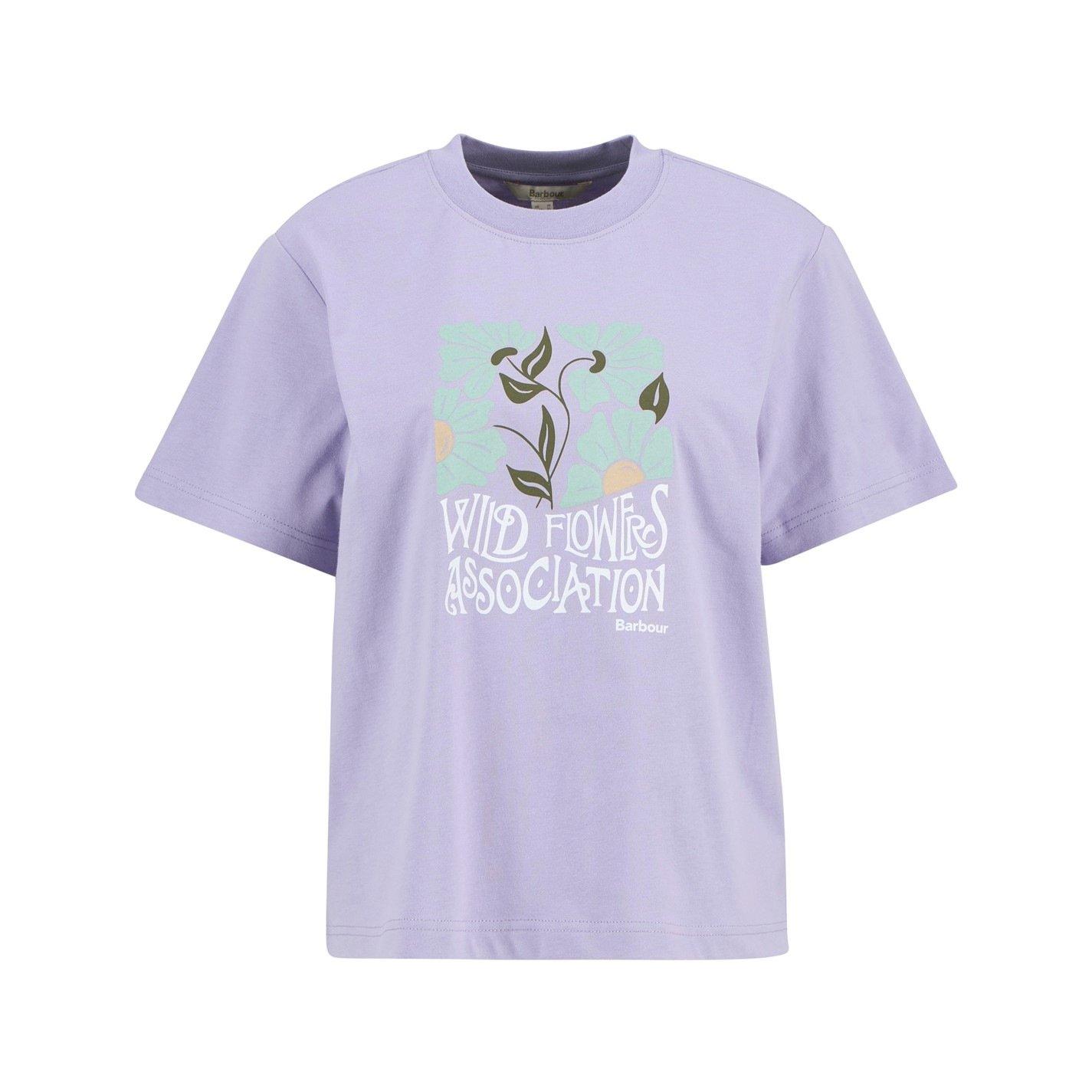 Barbour Women's T-Shirt - Heather Mist - 12 (M)