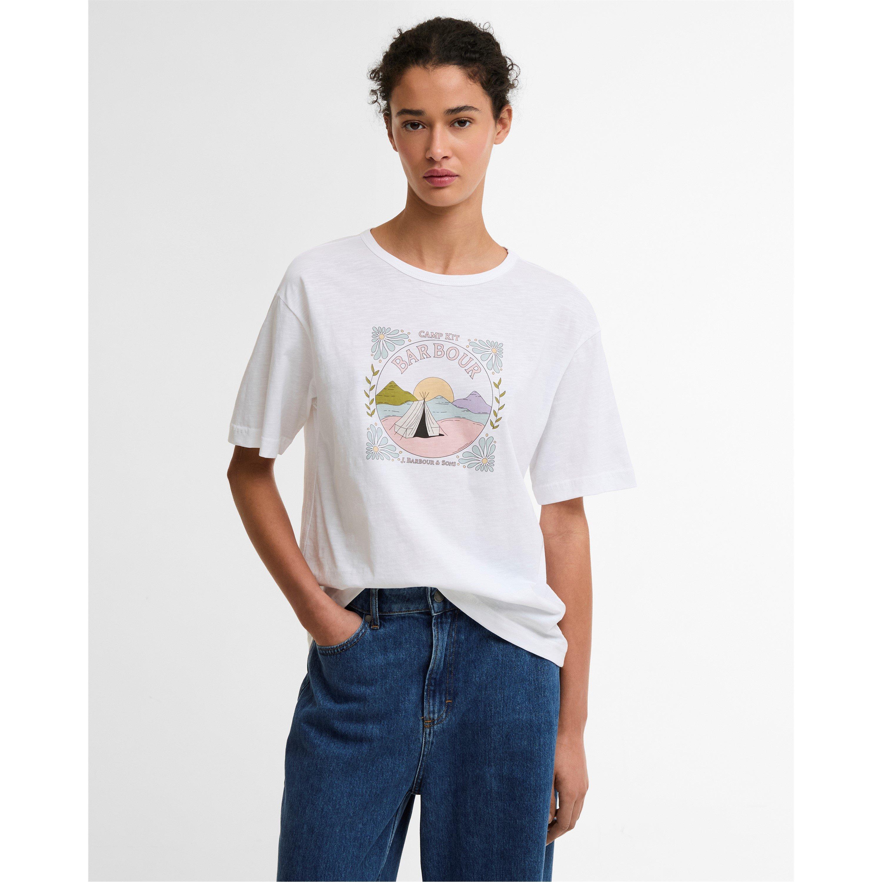 White - Barbour - Women's T-Shirt - 2