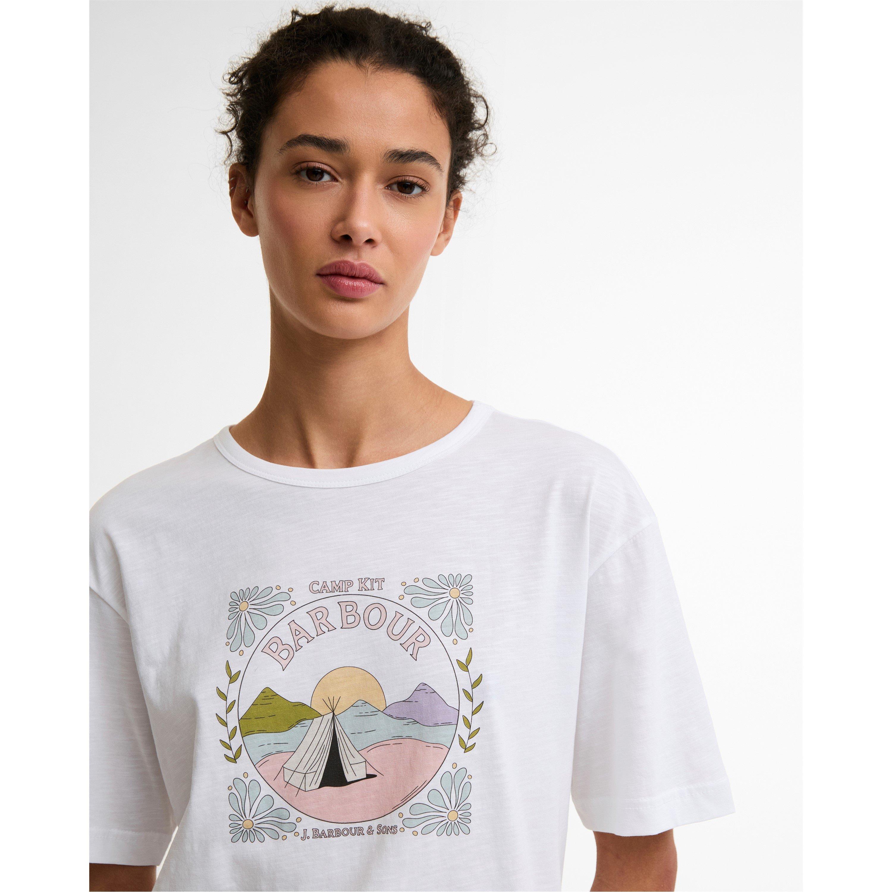 White - Barbour - Women's T-Shirt - 4