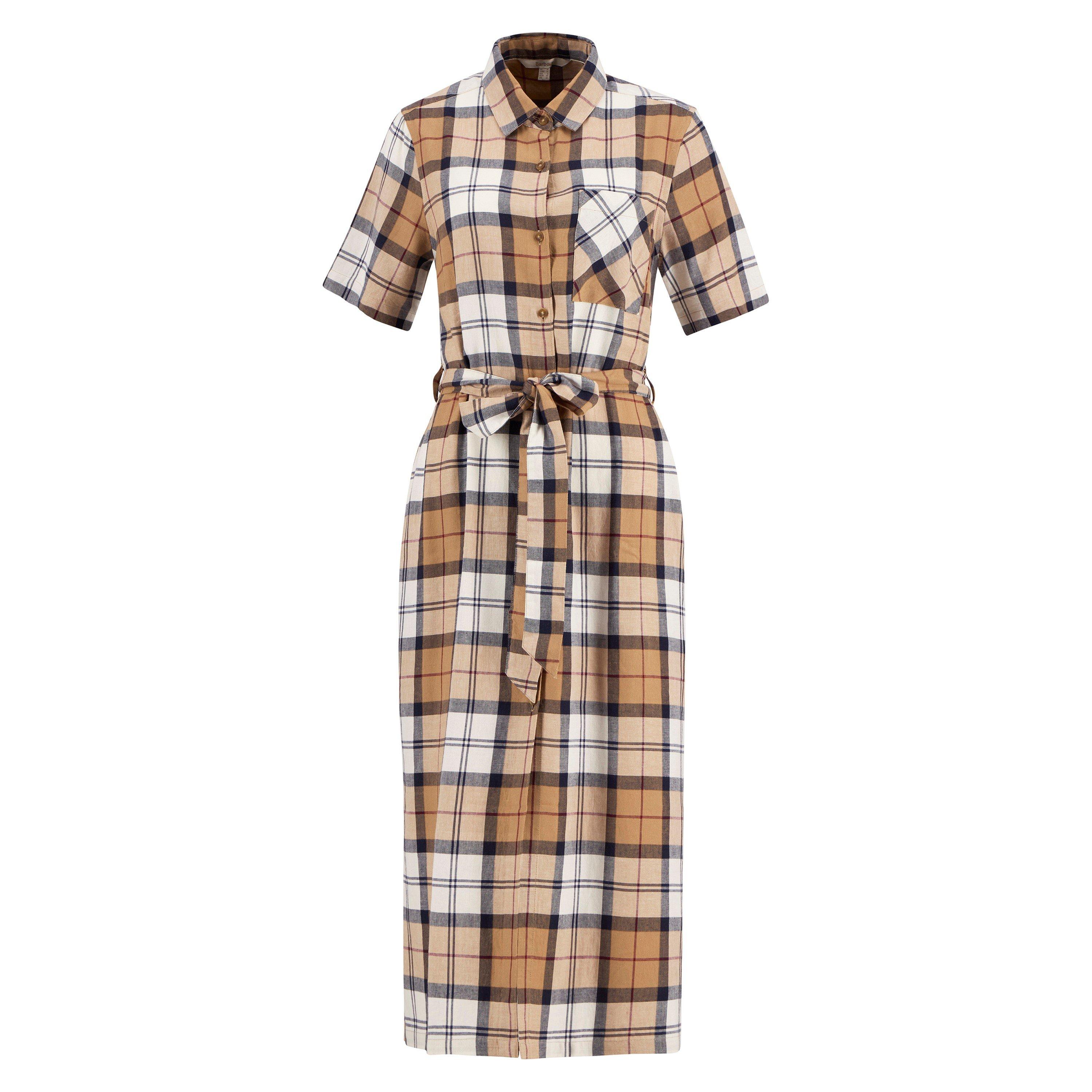 Hessian Tartan - Barbour - Womens Fern Midi Dress - 1