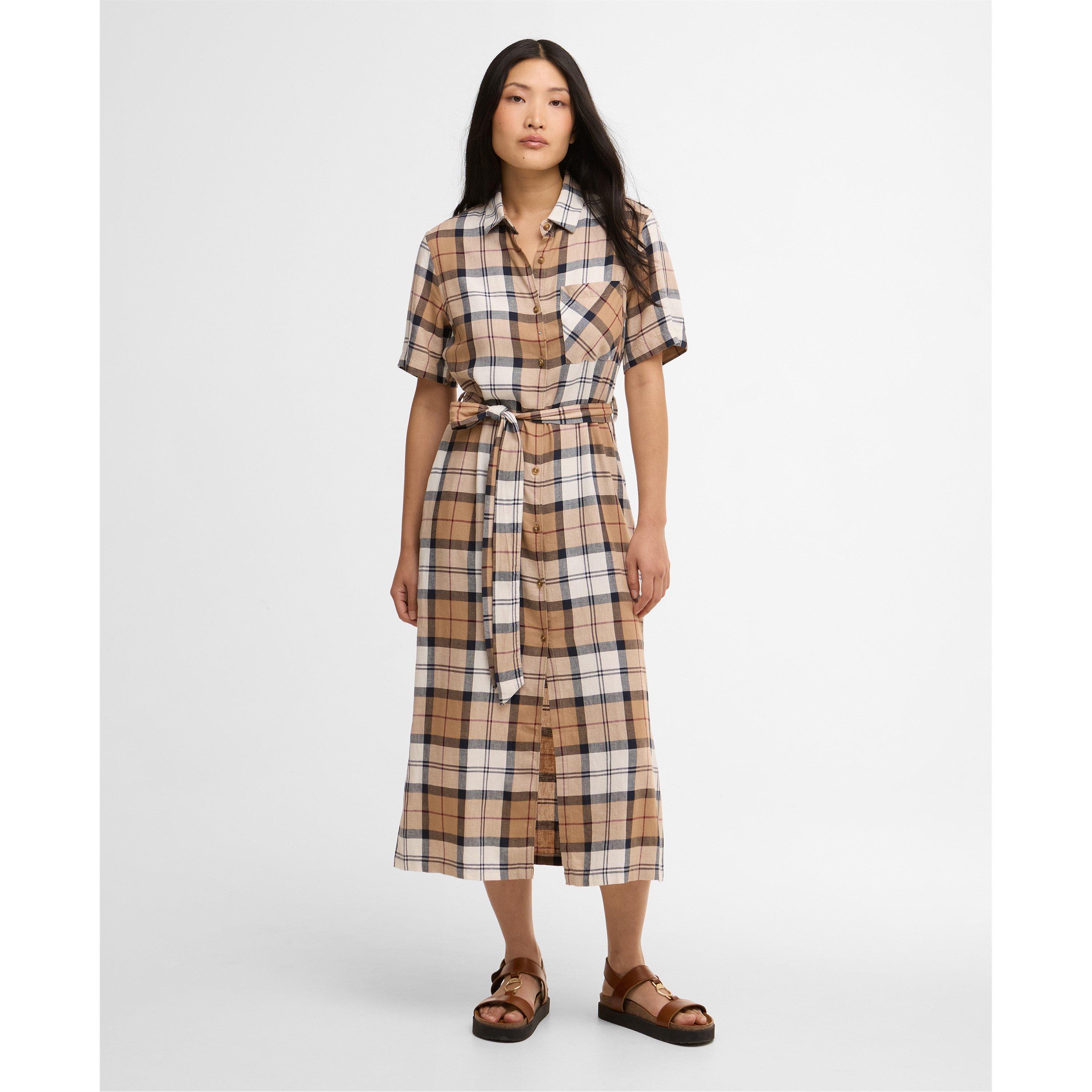 Hessian Tartan - Barbour - B.Li Fern Midi Drs Ld63 - 2