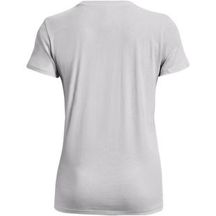 Gray/Briliance - Under Armour - Repeat Wave Womens T Shirt - 6