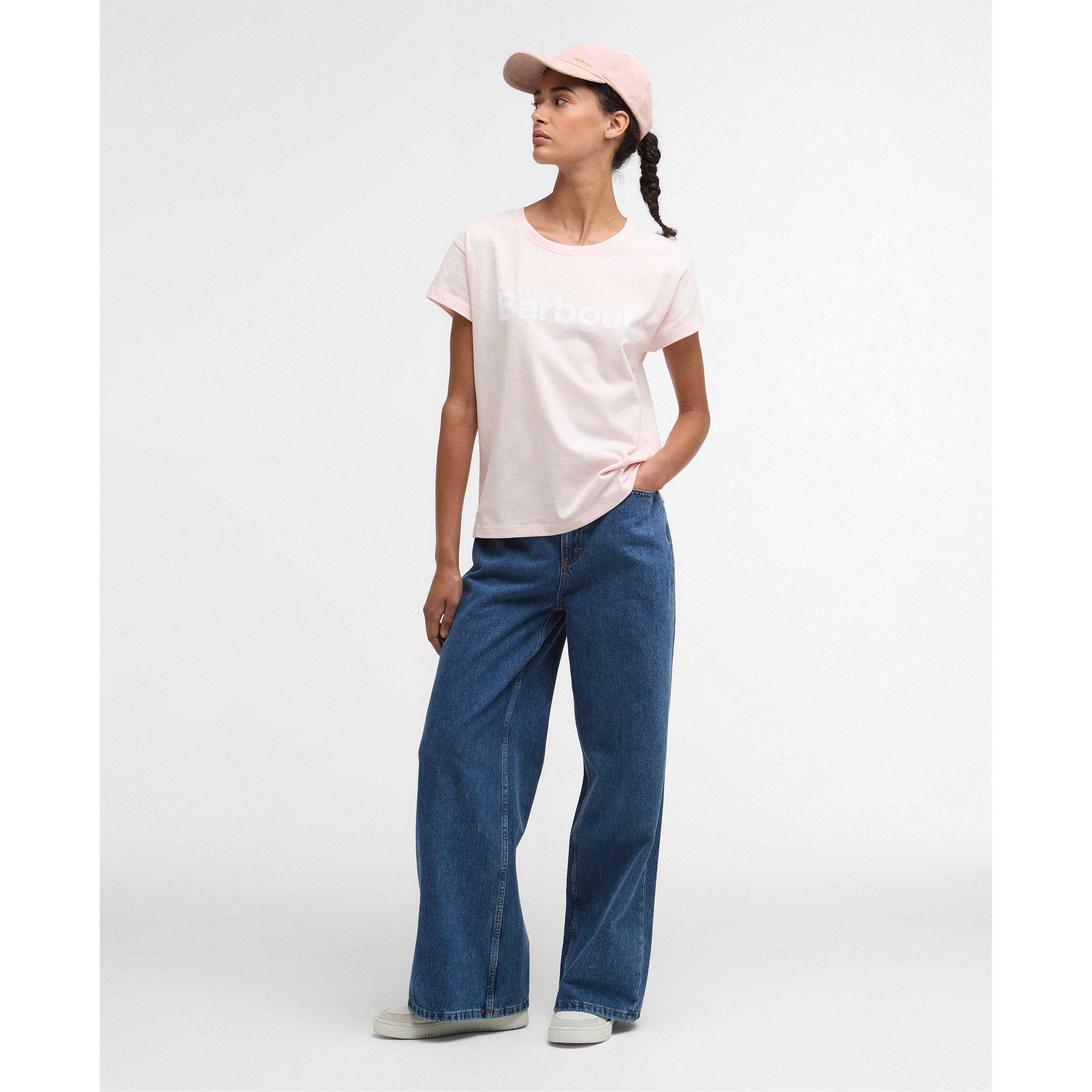 Pink - Barbour - Womens Hartland T-Shirt - 5