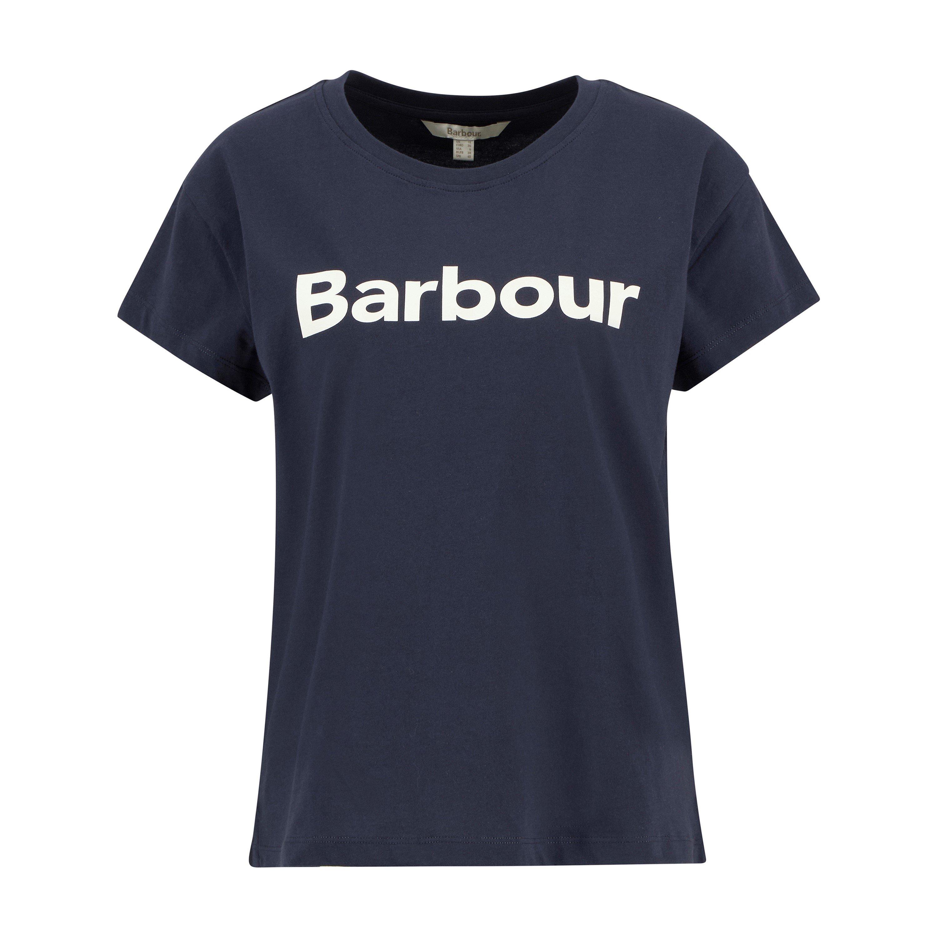Navy - Barbour - Womens Hartland T-Shirt - 1