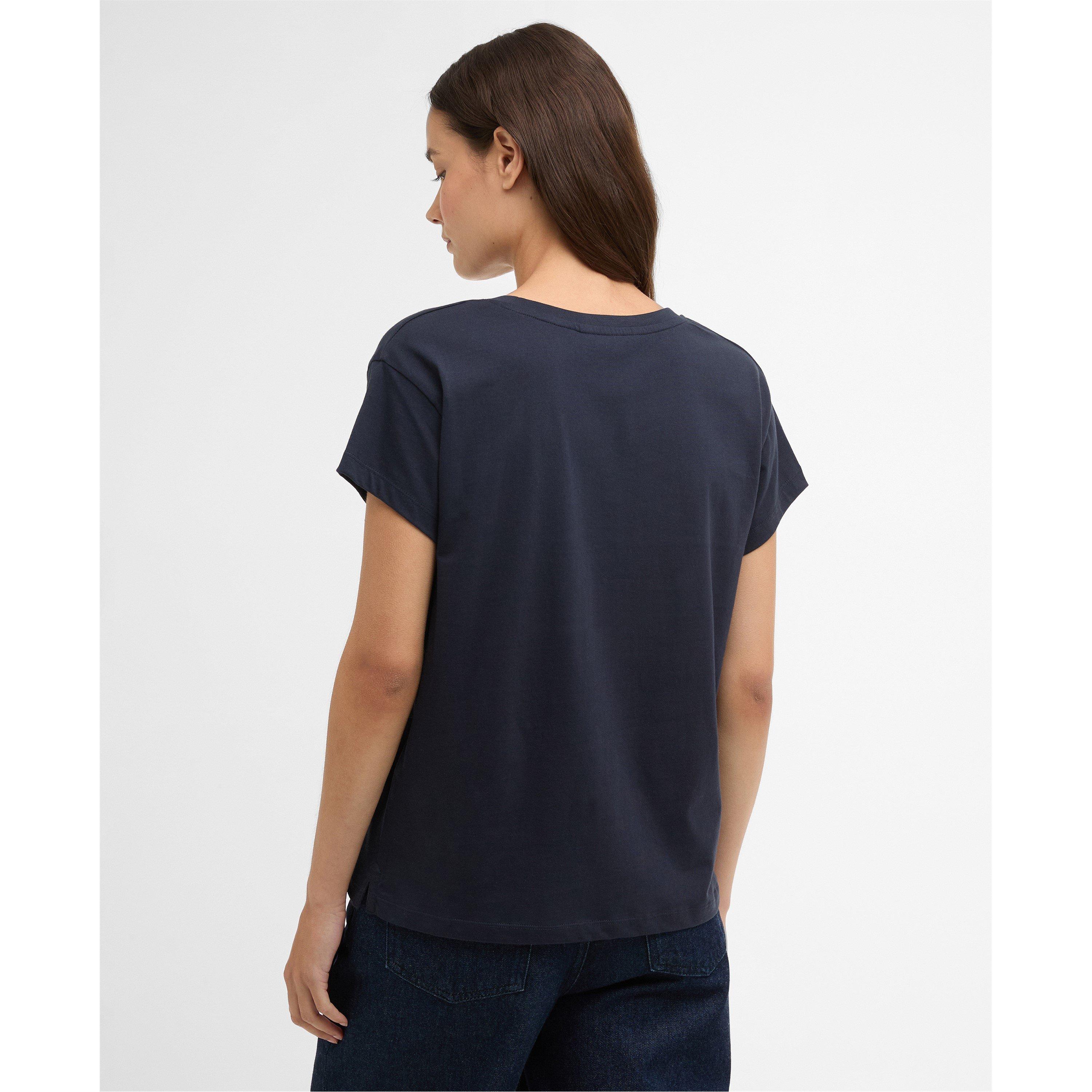 Navy - Barbour - Womens Hartland T-Shirt - 3