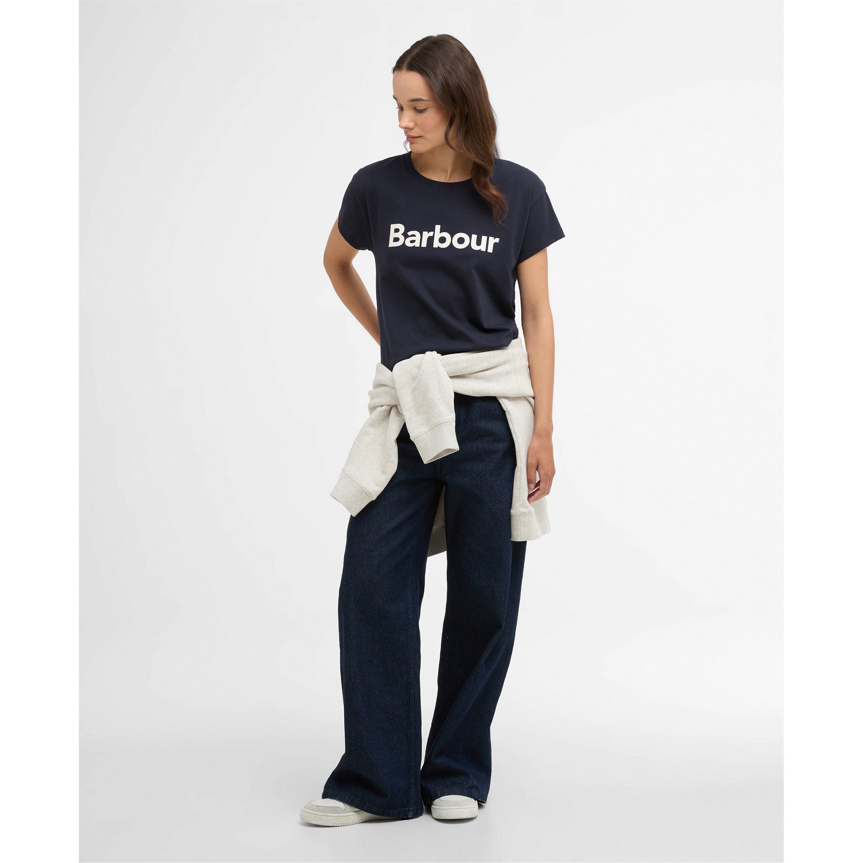 Navy - Barbour - Womens Hartland T-Shirt - 5