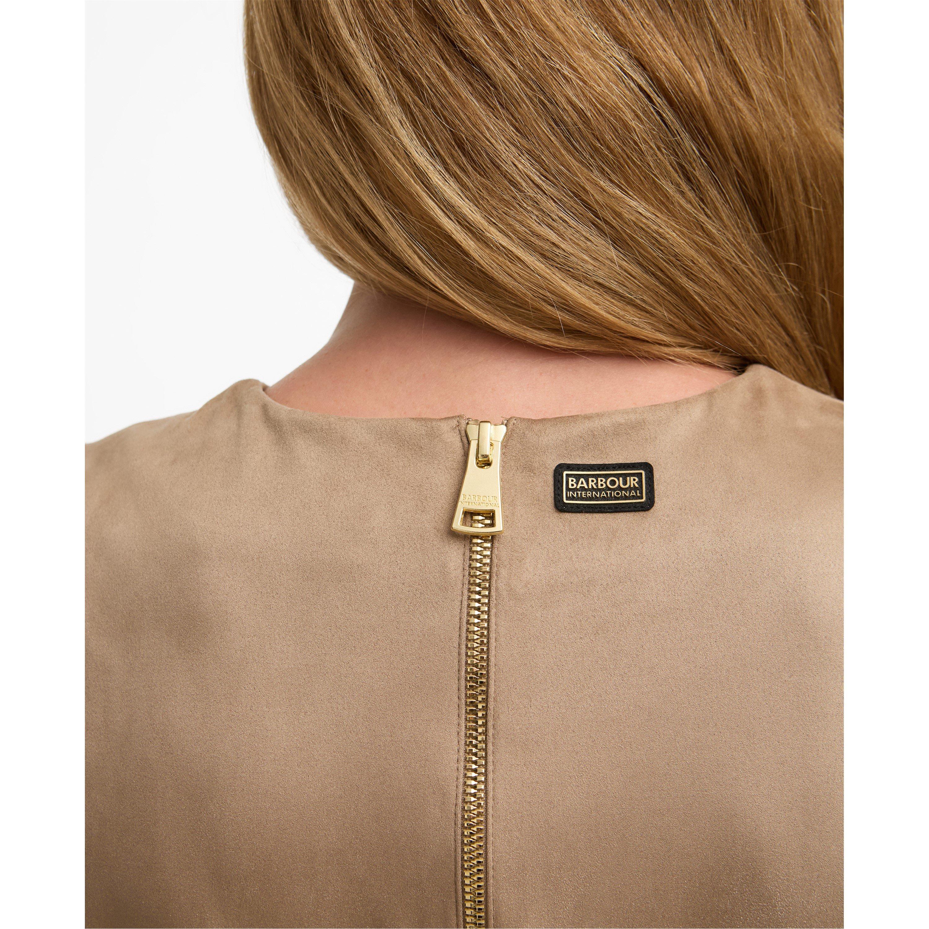 Dark Cement - Barbour International - Women's Mini Dress - 5