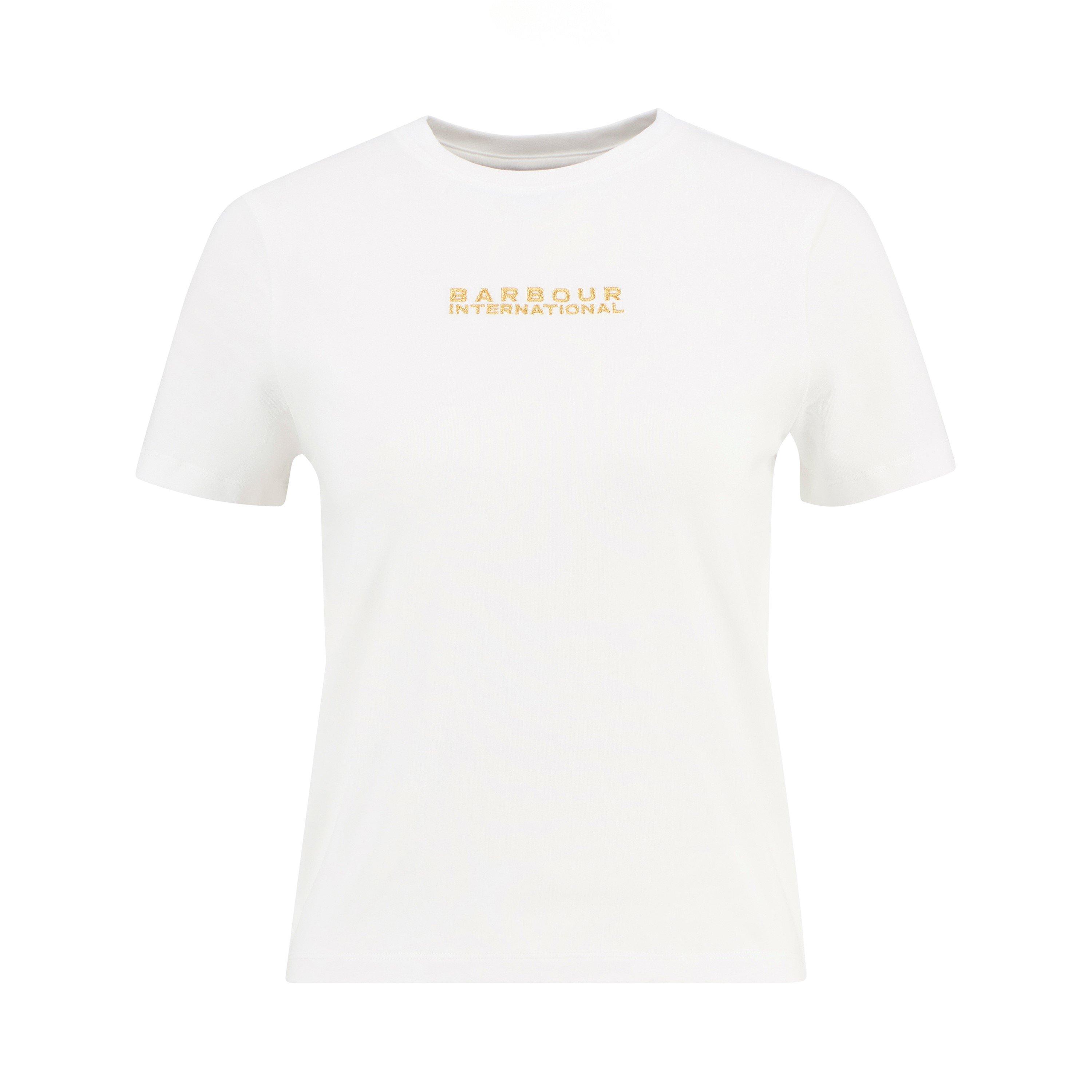 Barbour International Women's Devin T-Shirt - White - 12 (M)