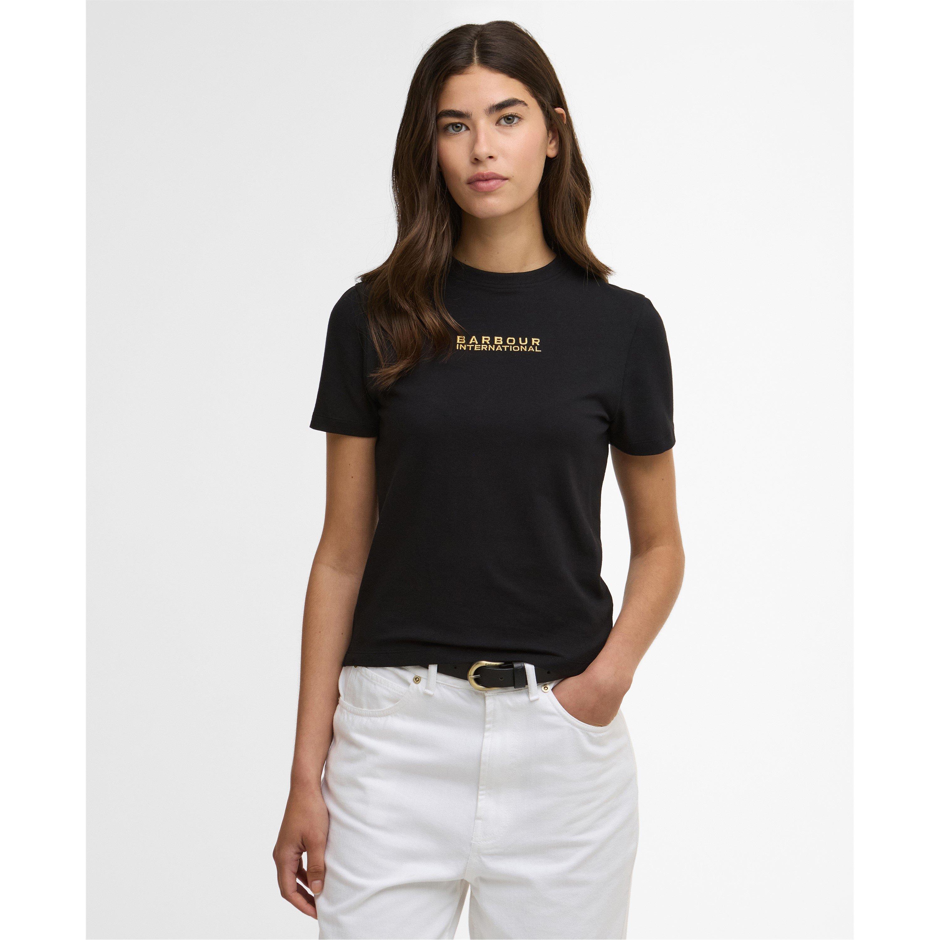 Black - Barbour International - Womens Devin T-Shirt - 2