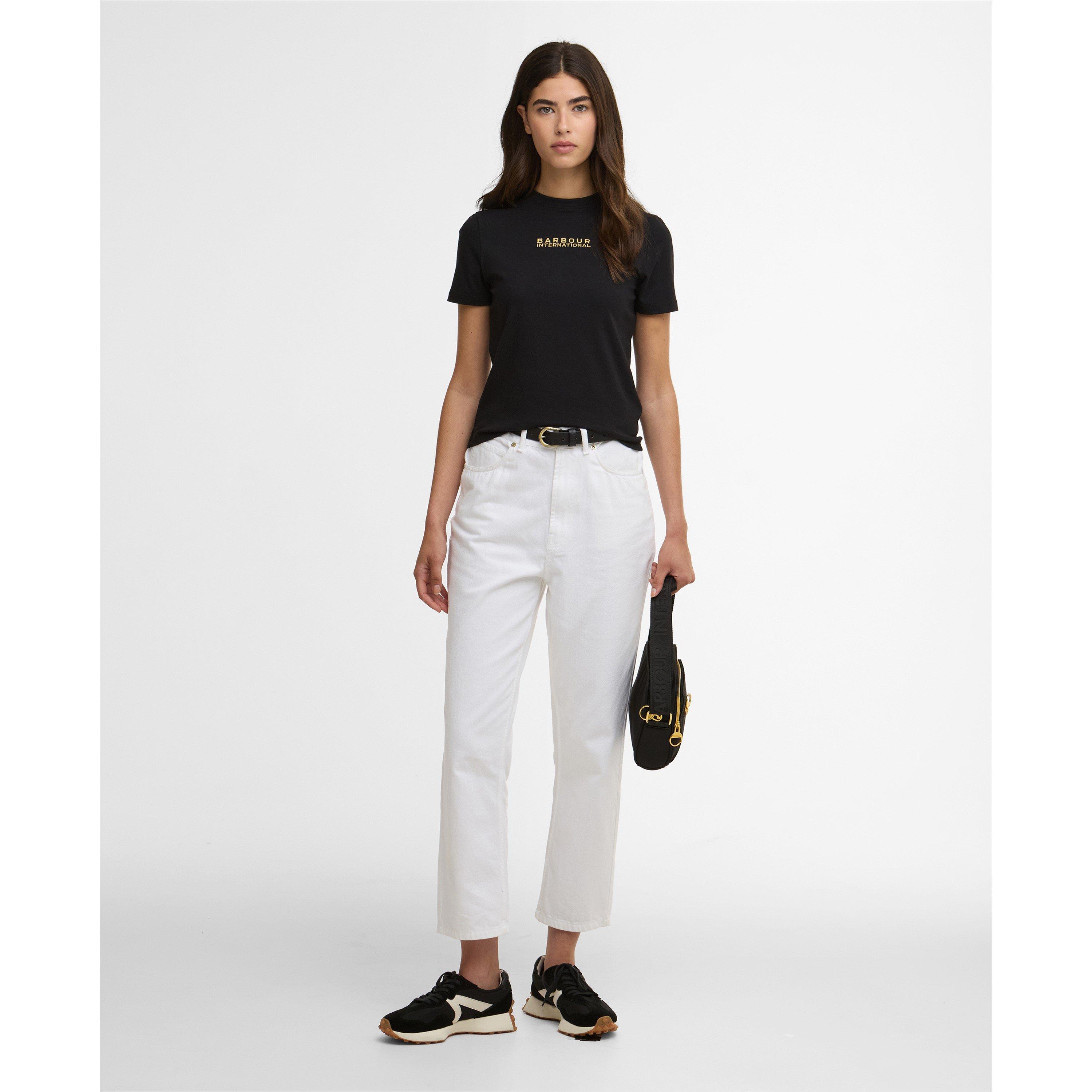 Black - Barbour International - Womens Devin T-Shirt - 5