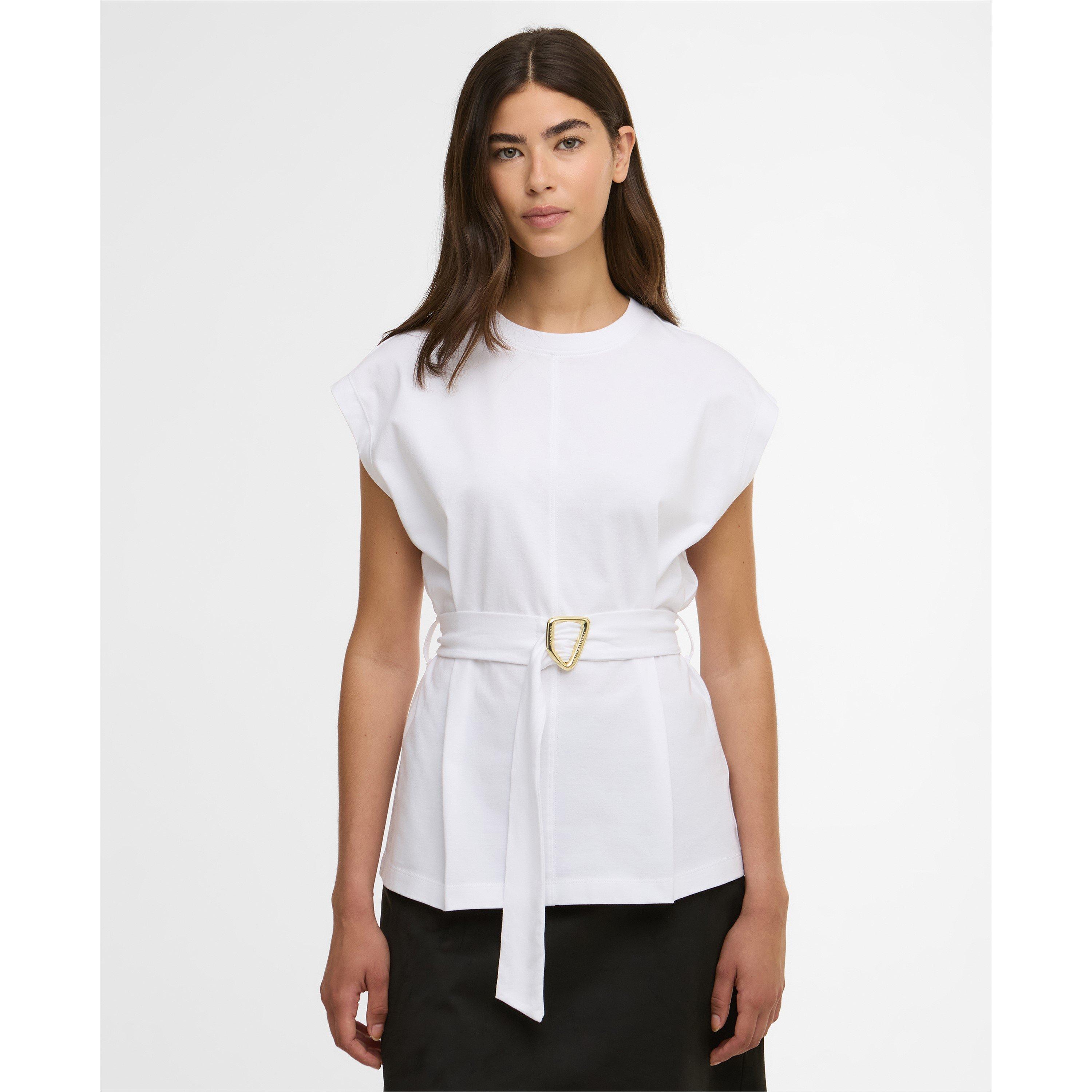 White - Barbour International - Women's Alexis Oversized T-Shirt - 2
