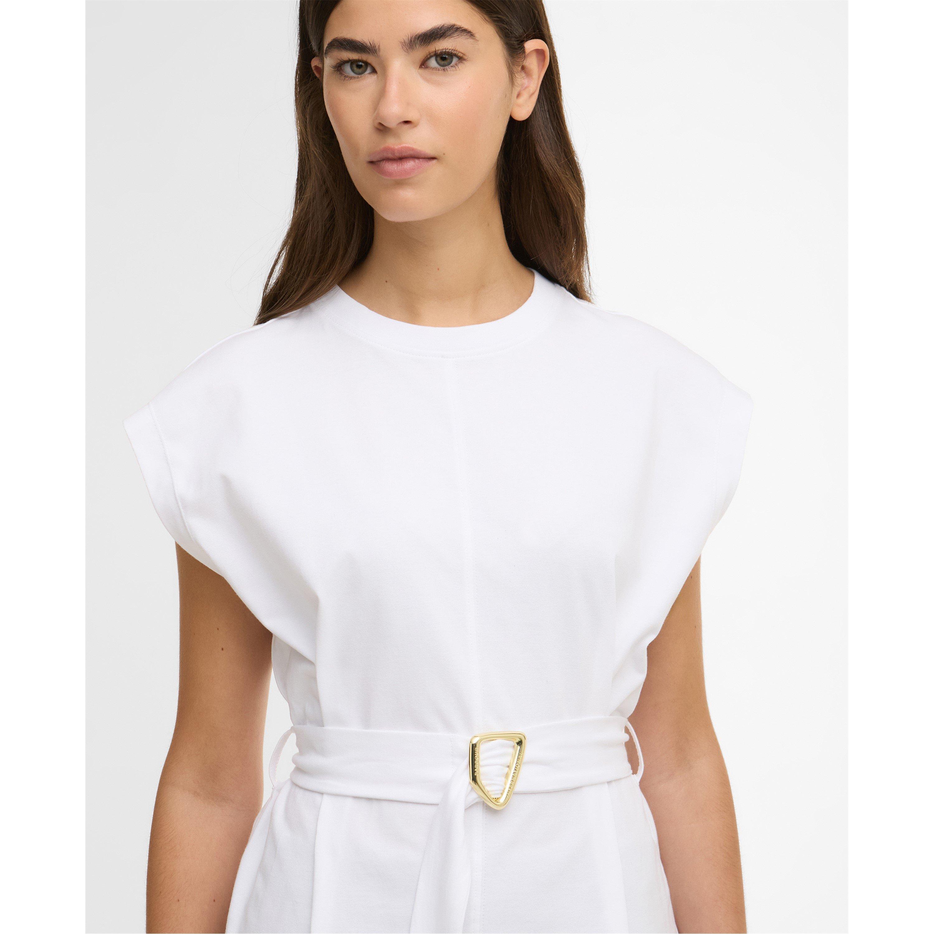 White - Barbour International - Women's Alexis Oversized T-Shirt - 4