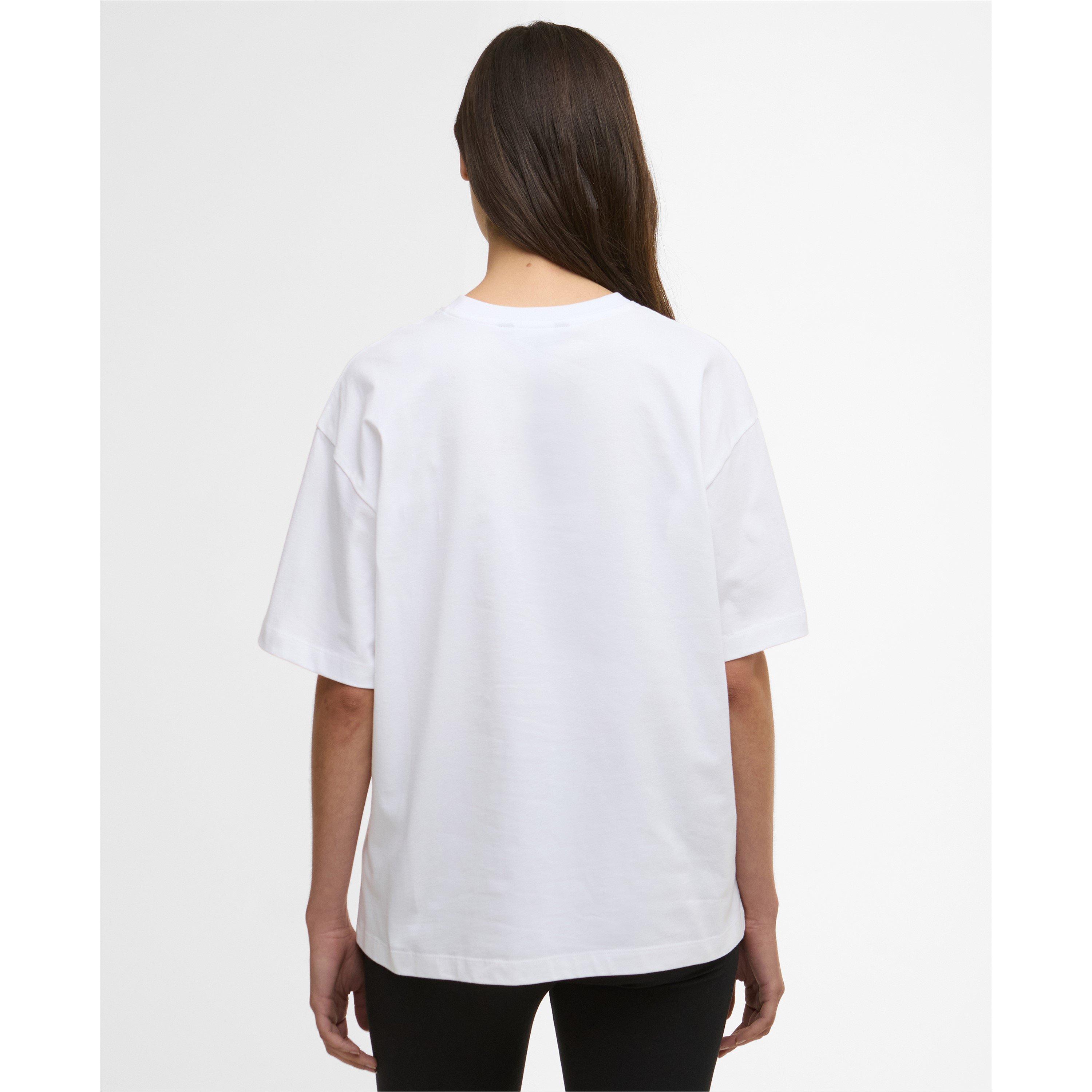 White - Barbour International - Womens Santana T-Shirt - 3