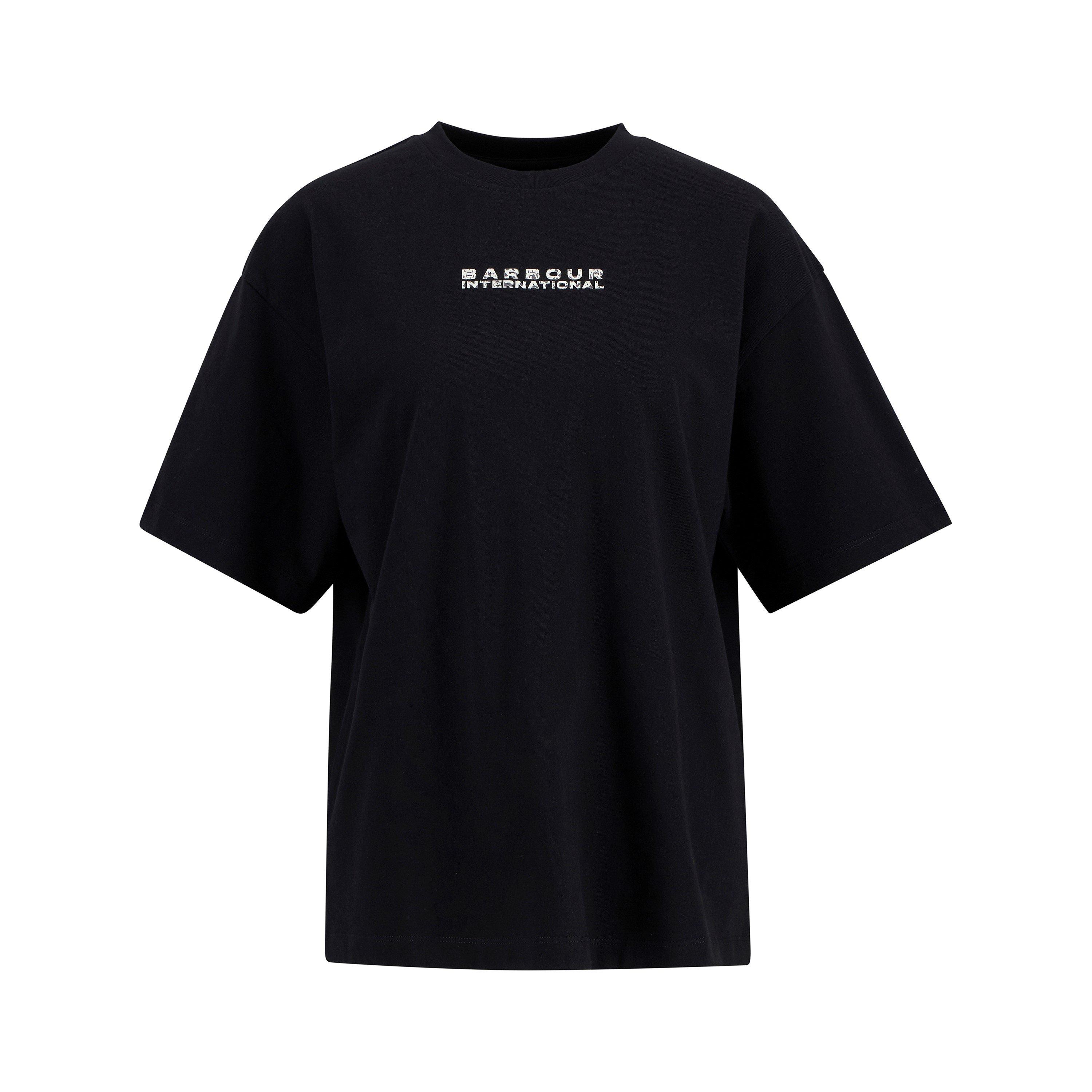 Barbour International Women's Santana T-Shirt - Black - 16 (XL)