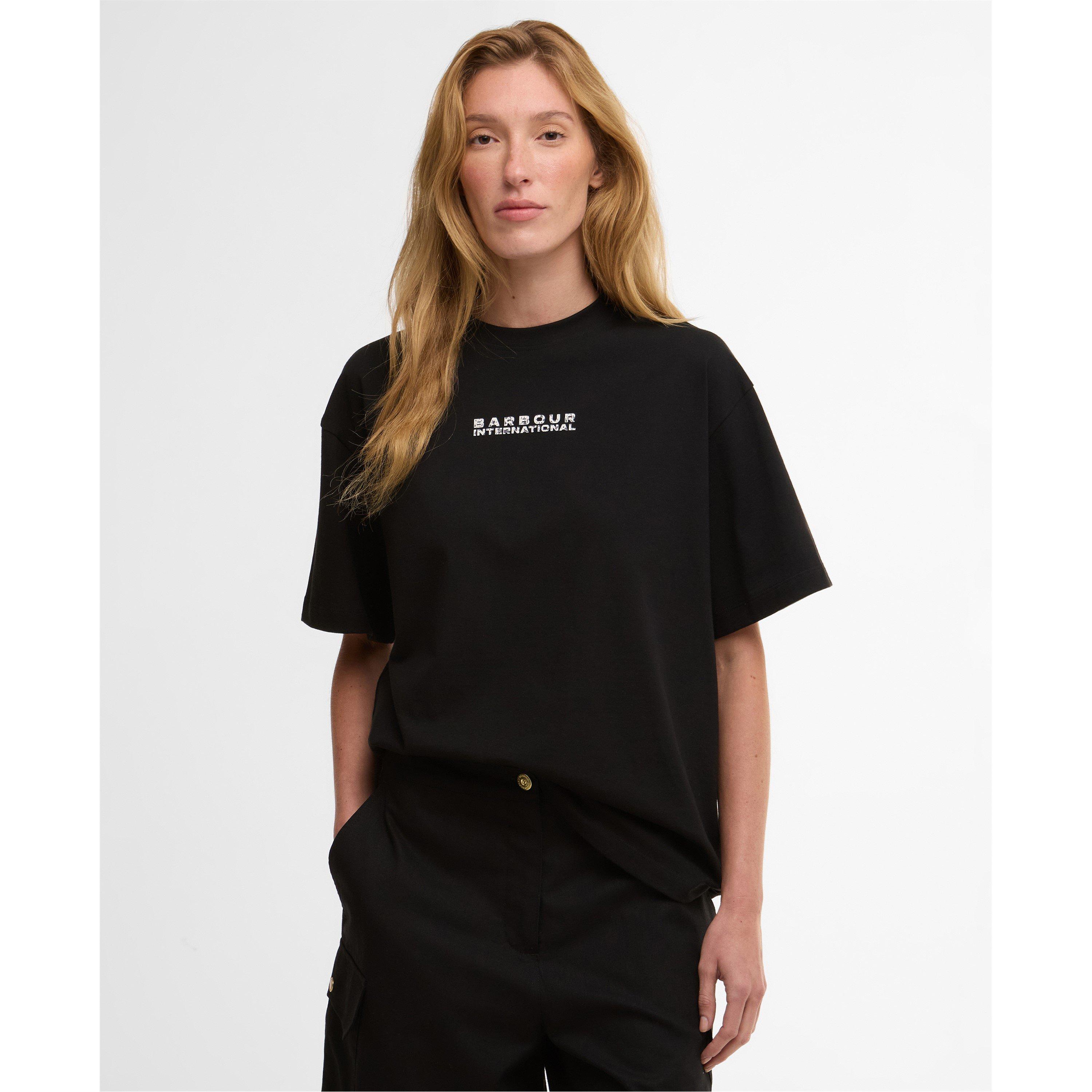 Black - Barbour International - Womens Santana T-Shirt - 2