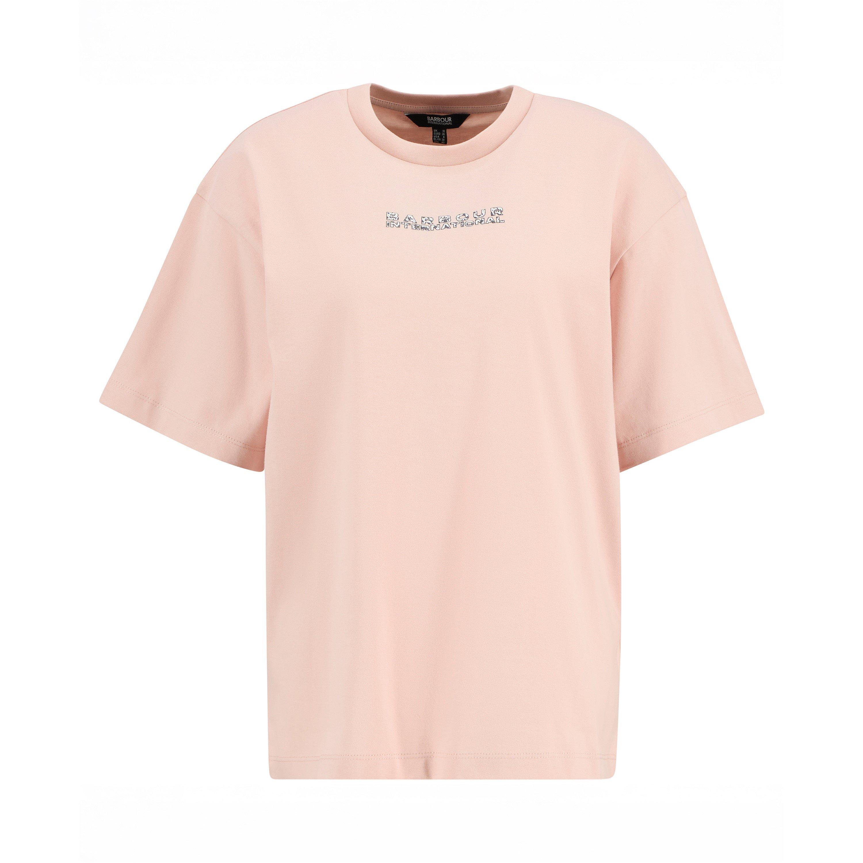 Barbour International Women's Santana T-Shirt - Desert Pink - 16 (XL)
