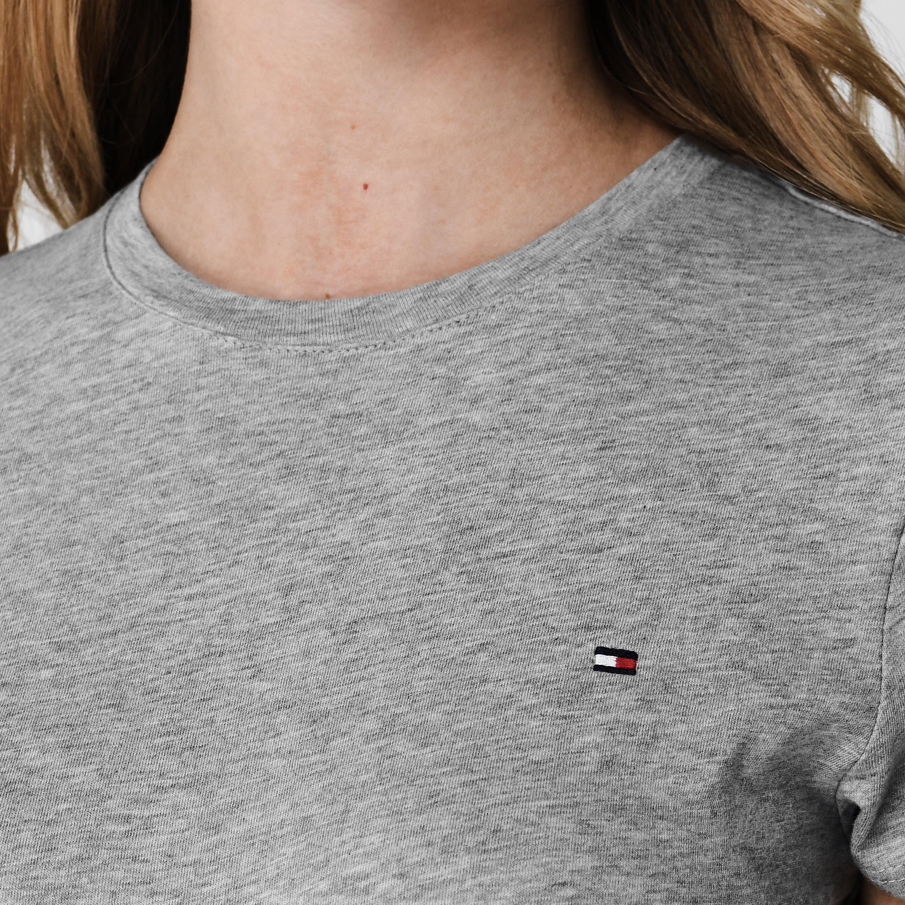 LGHTGRYHTHR 039 - Tommy Hilfiger - Heritage Crew Neck T Shirt - 3