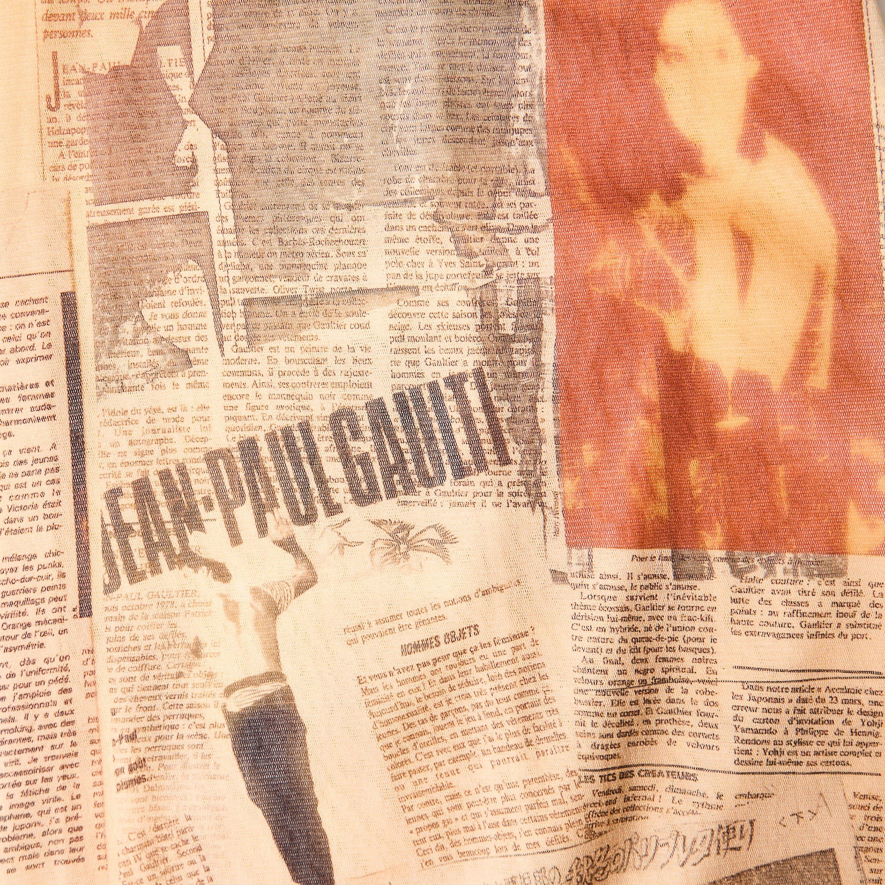 Ecru/Grey/Red - Jean Paul Gaultier - JPG Journal Maxi Ld54 - 3