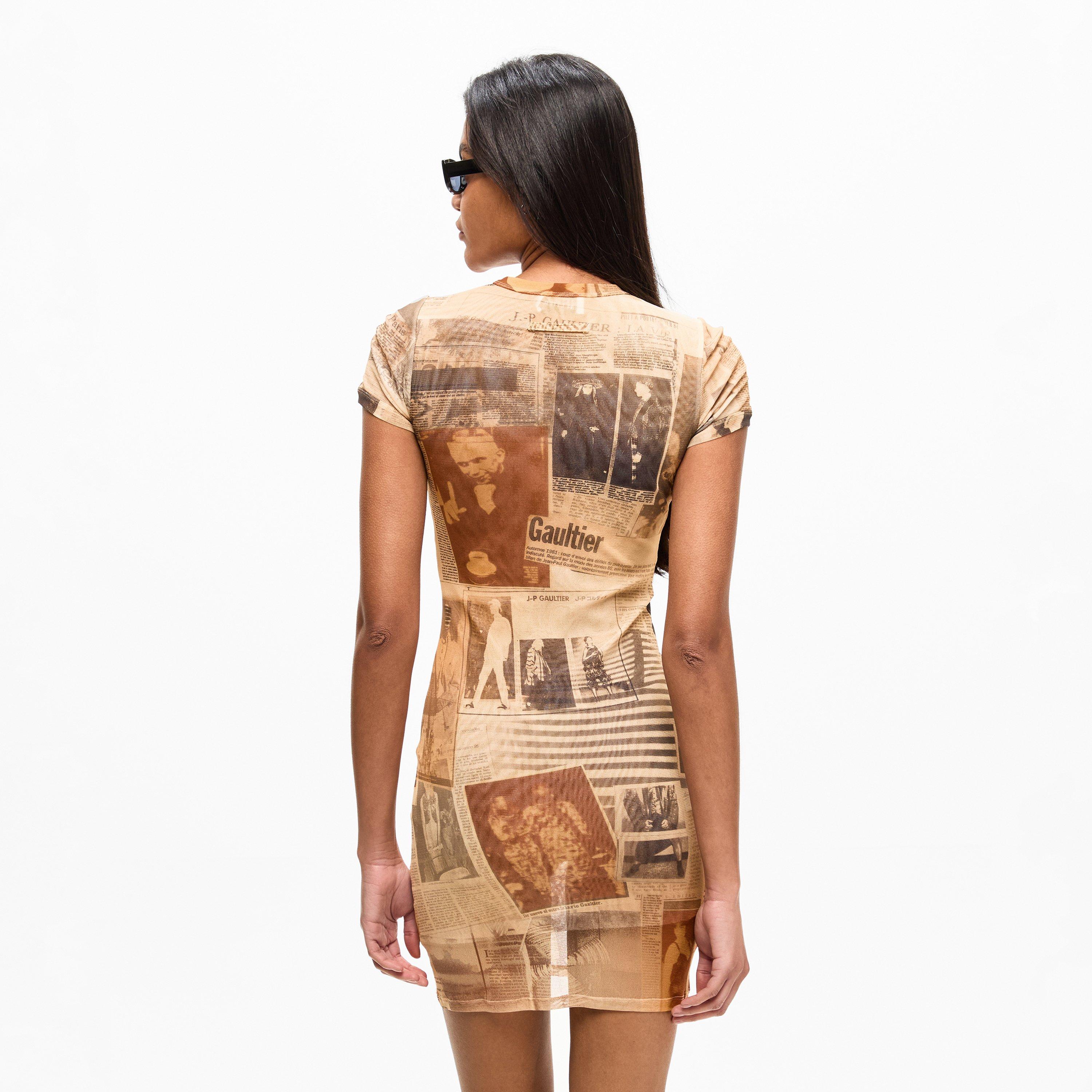 Ecru/Grey/Red - Jean Paul Gaultier - JPG Journal Mini Ld54 - 4