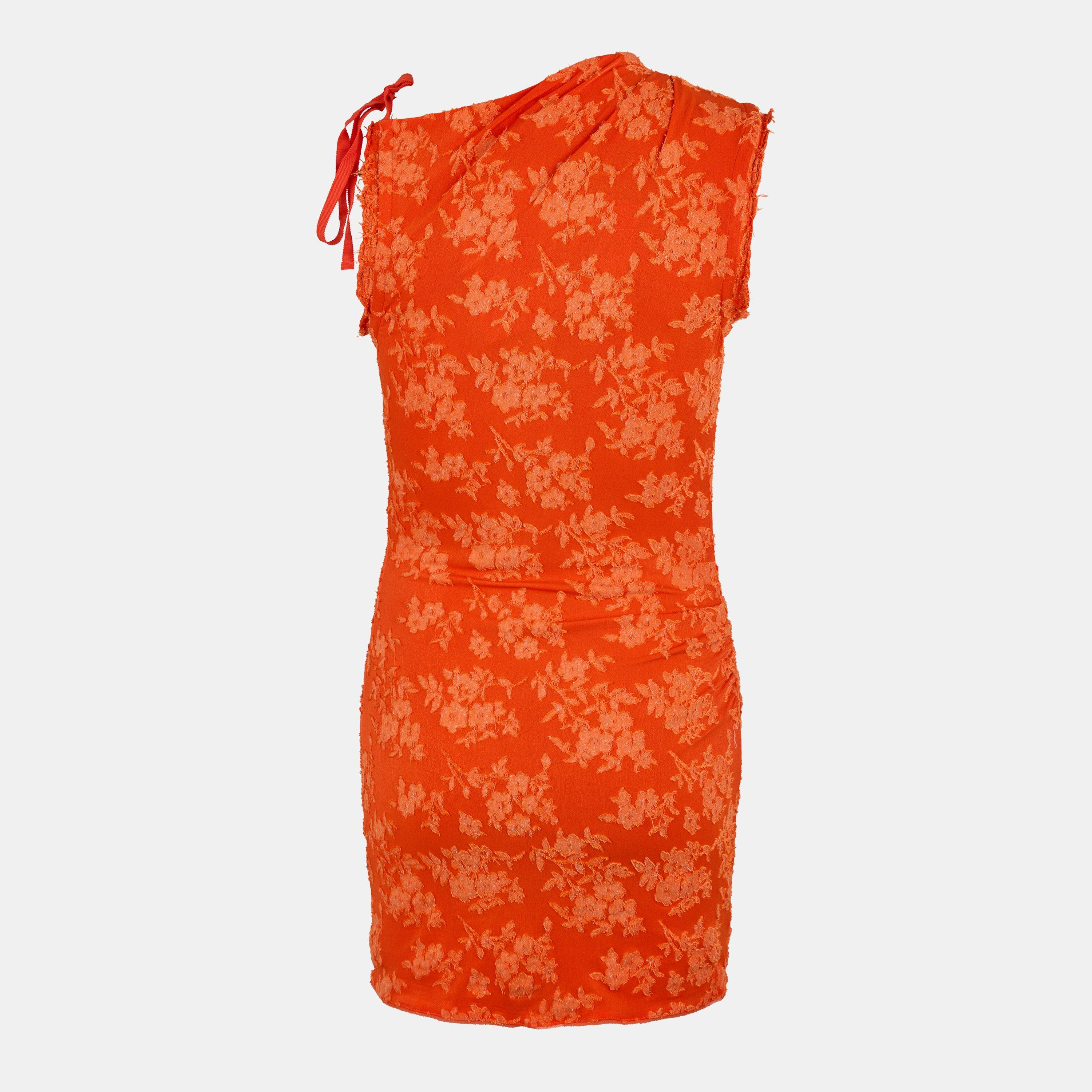Tangerine - Sir the Label - Women's Blanca Mini Dress - 2