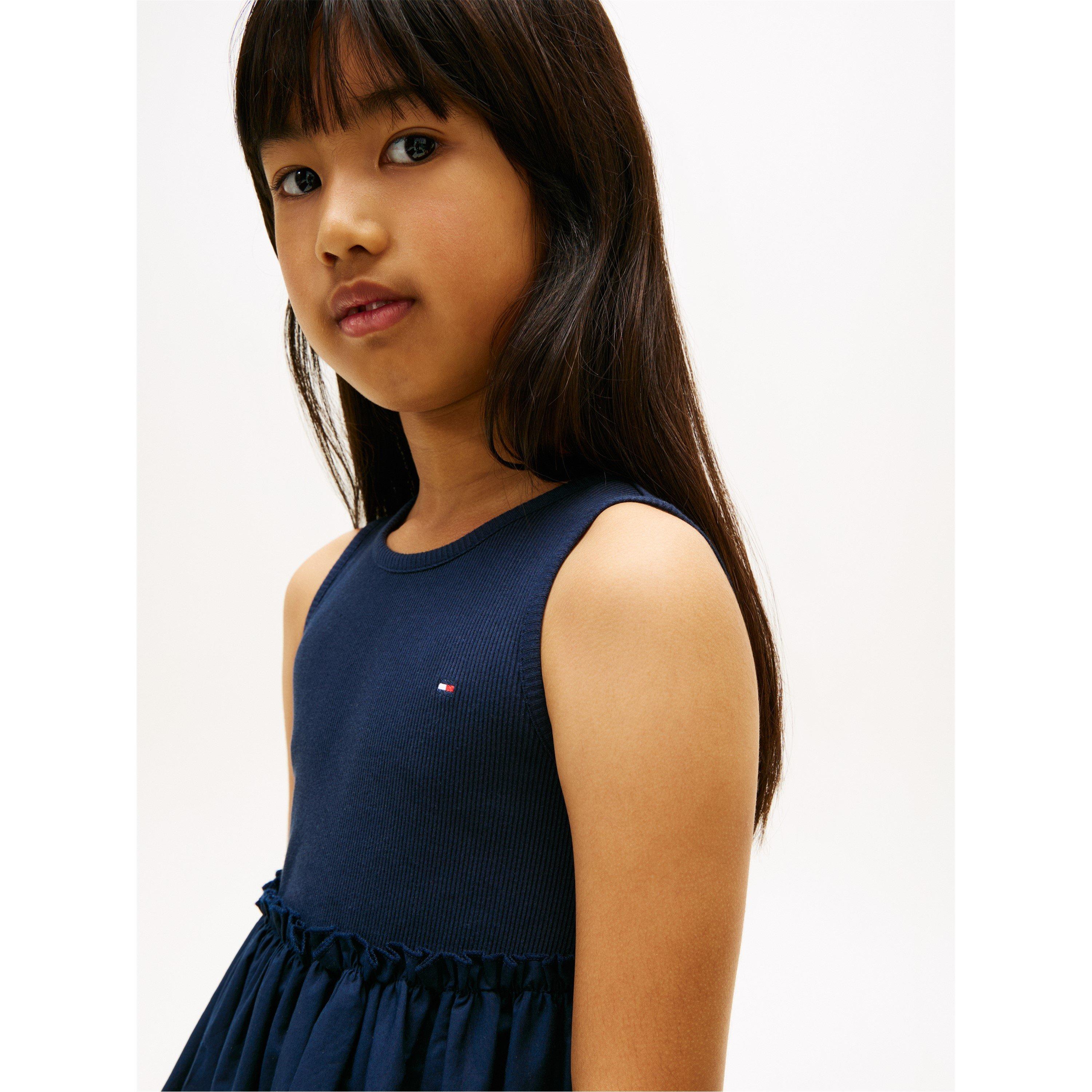 Night Navy C1G - Tommy Hilfiger - Tommy Anglaise Dress Jn62 - 4