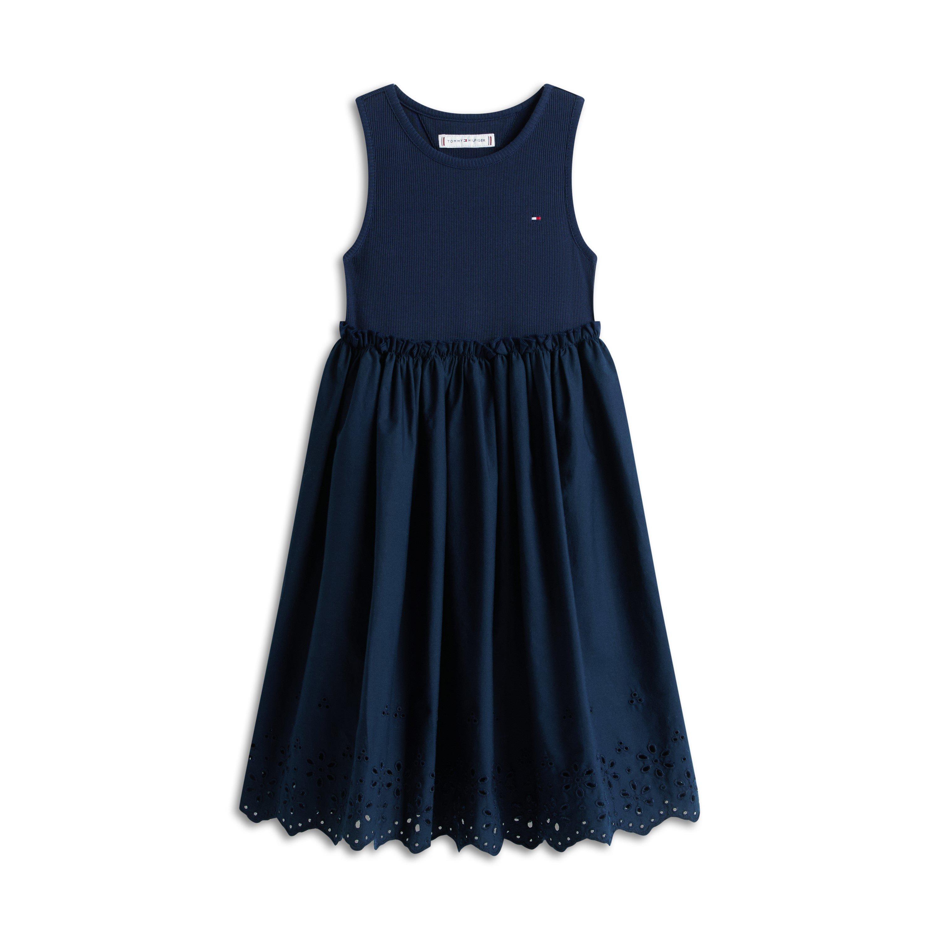 Night Navy C1G - Tommy Hilfiger - Tommy Anglaise Dress Jn62 - 5