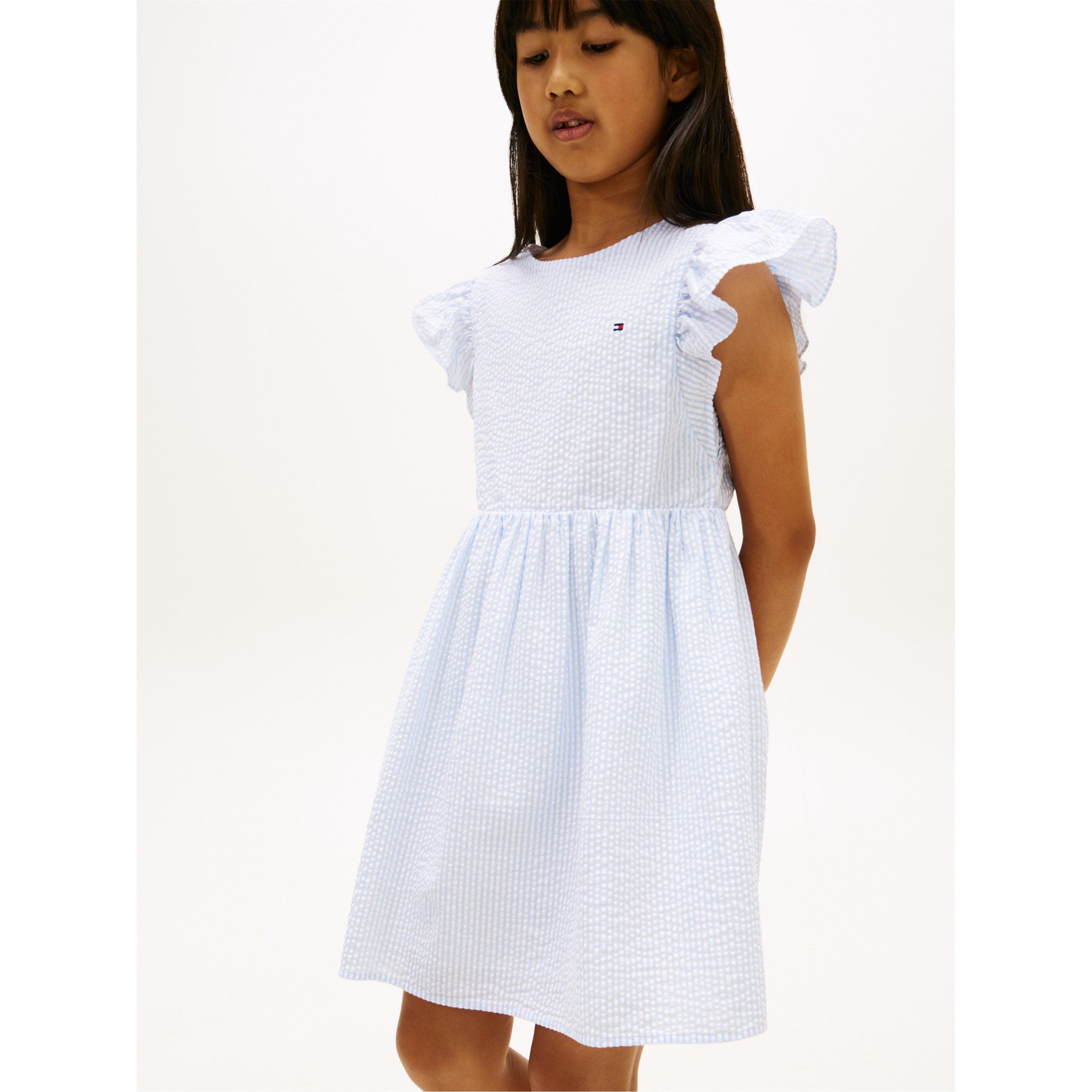 Sweet Blue C3Q - Tommy Hilfiger - Tommy Seersckr Dress Jn62 - 3