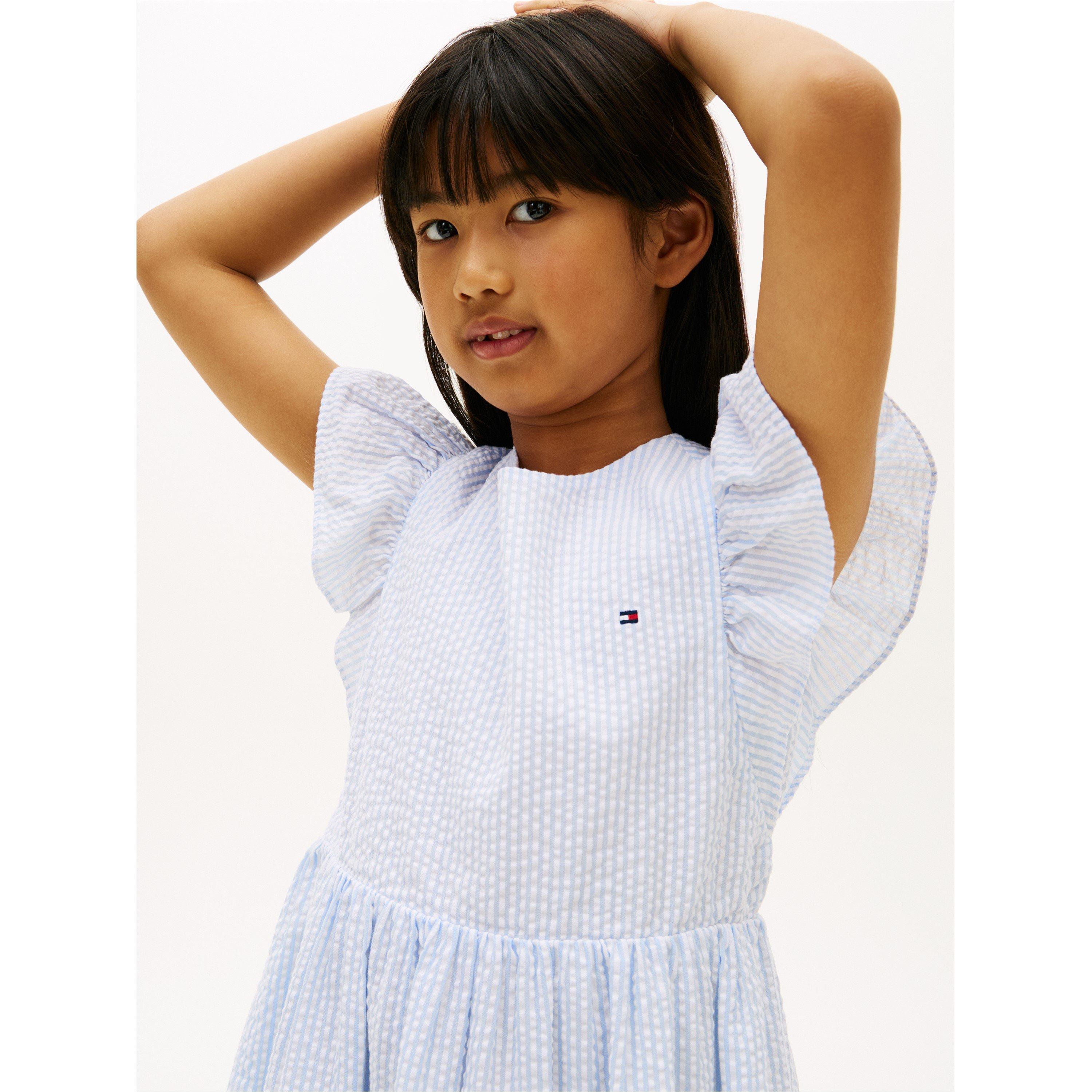 Sweet Blue C3Q - Tommy Hilfiger - Tommy Seersckr Dress Jn62 - 4