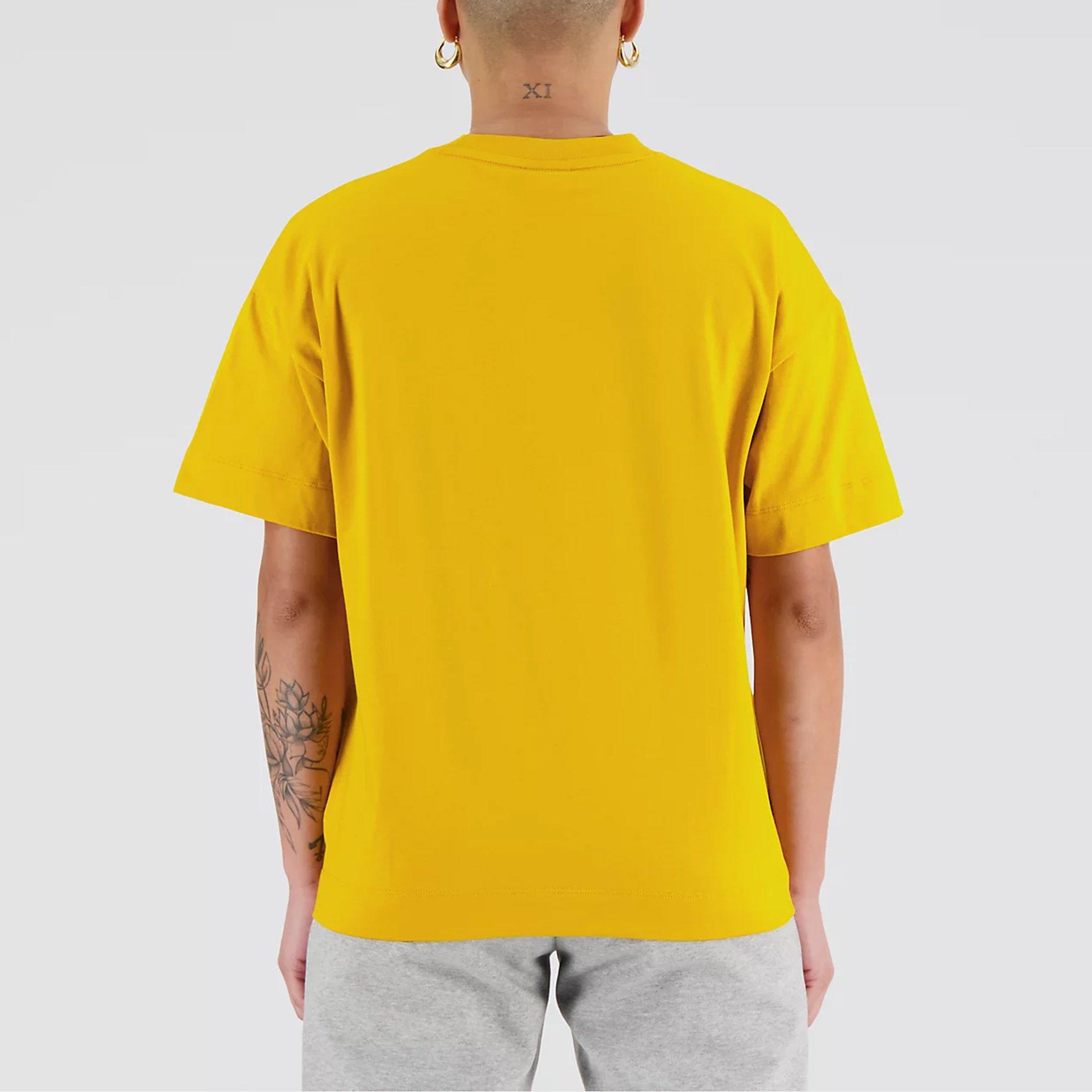 Varsity Gold - New Balance - Athletics Cotton Jersey Womens Boxy T Shirt - 2