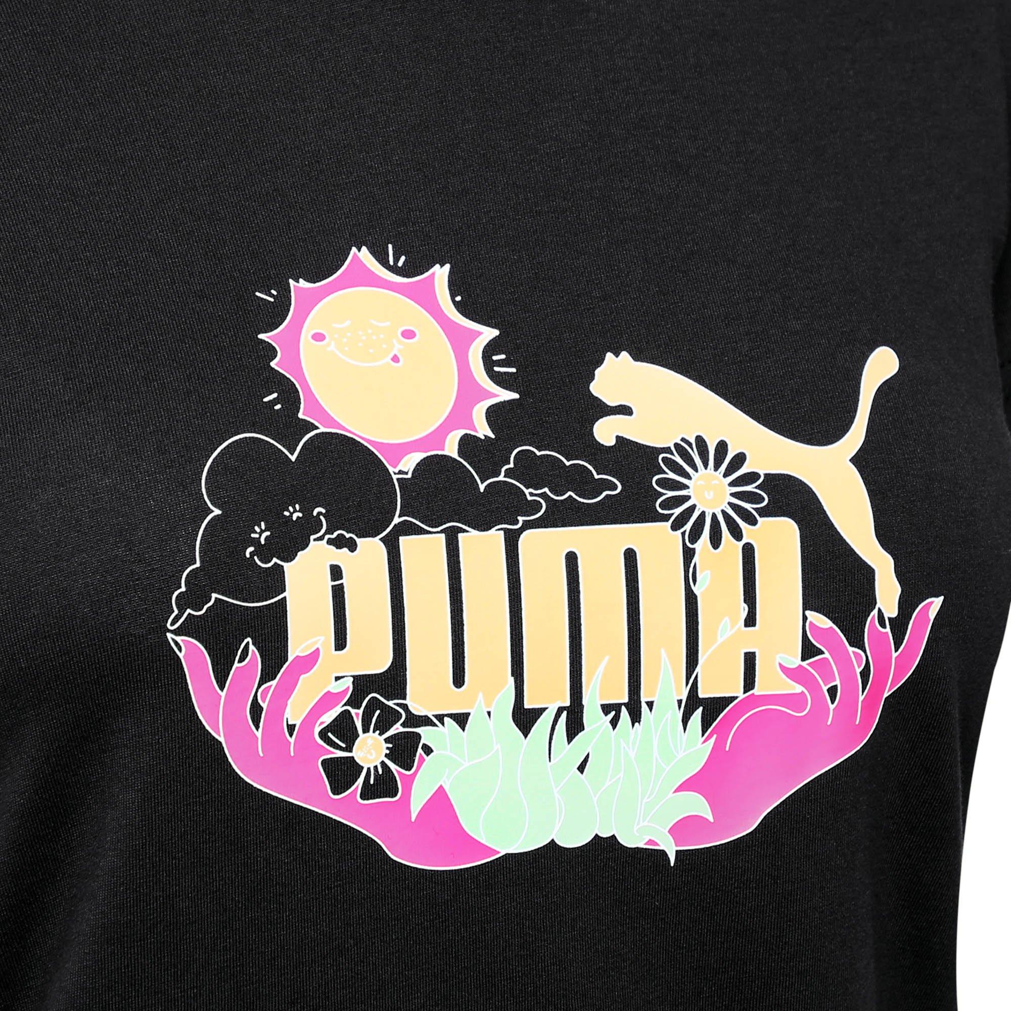 Puma Black - Puma - Graphic Womens T Shirt - 2