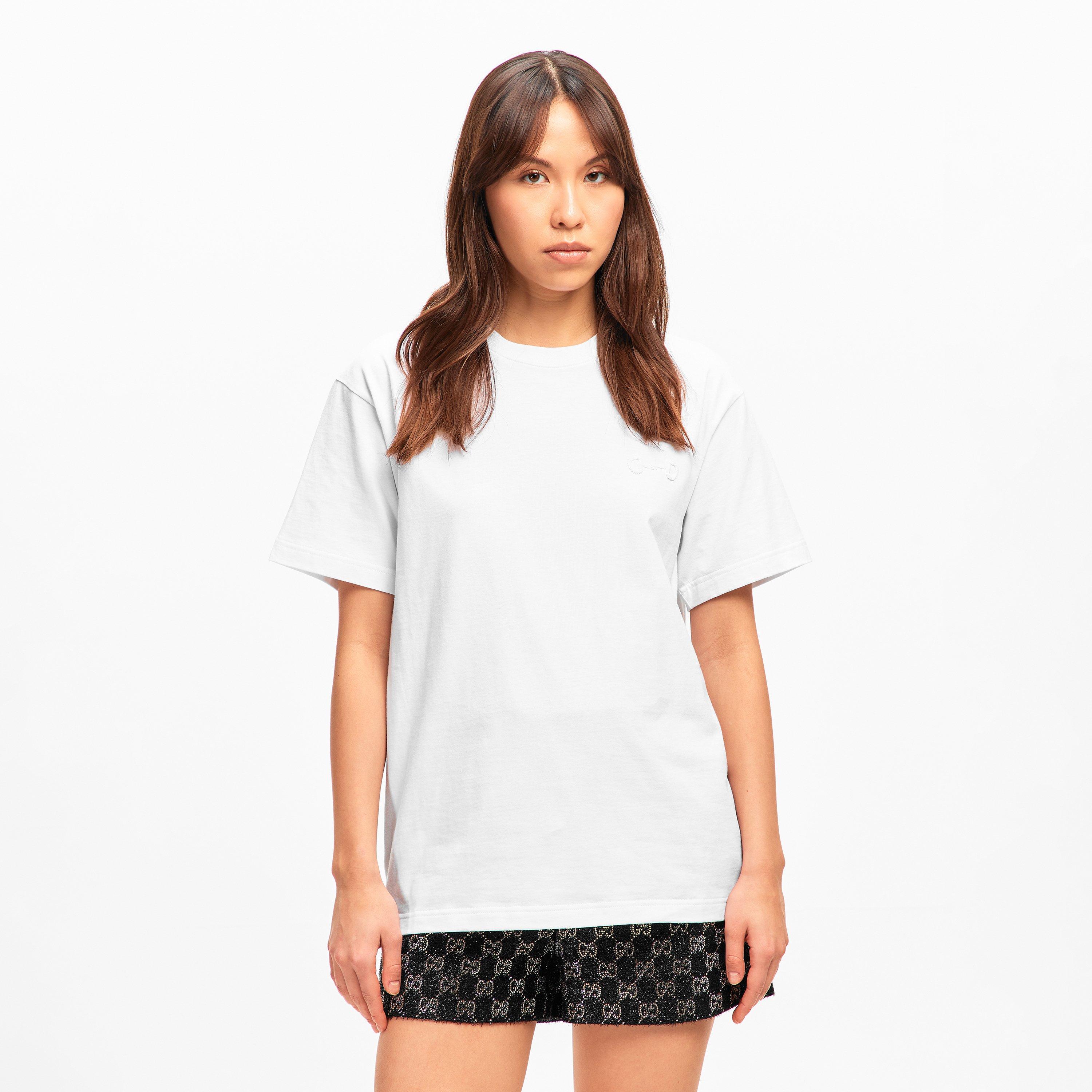 White/Mix - Gucci - Women's Small Logo T-Shirt - 3