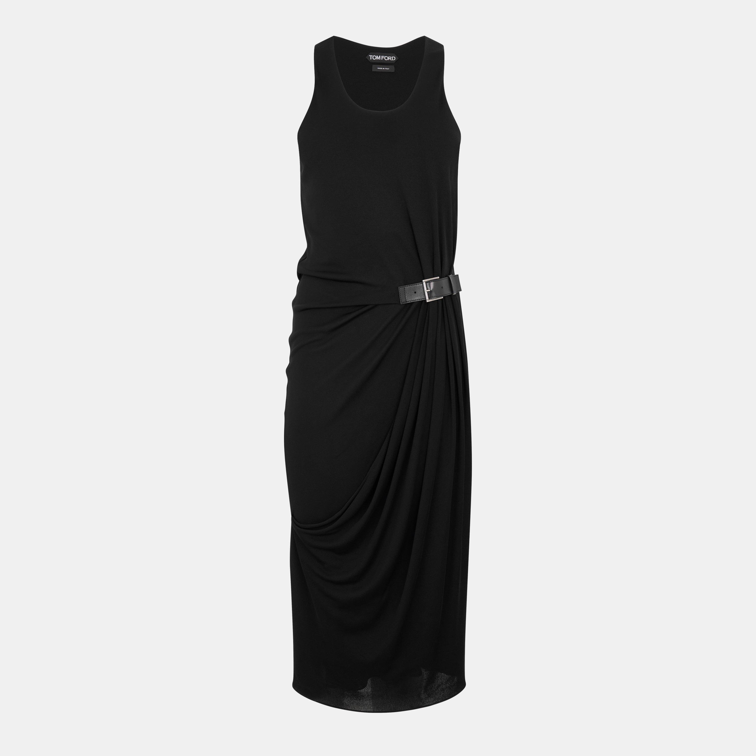 Tom Ford Women's Tf Jersey Long Maxi Dress - Black - 12 (44)