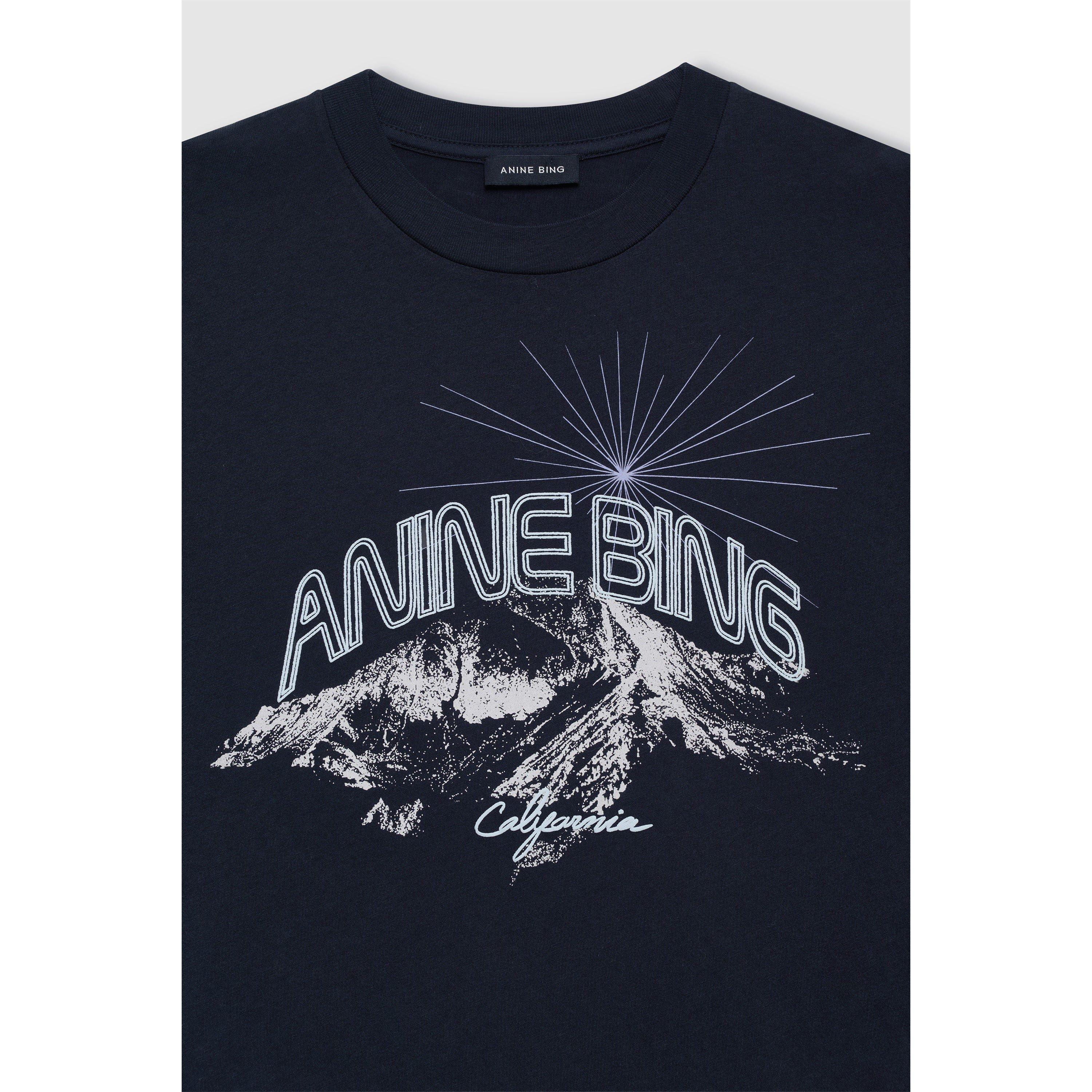 VINTAGE BLACK - Anine Bing - Womens Walker California T-Shirt - 5