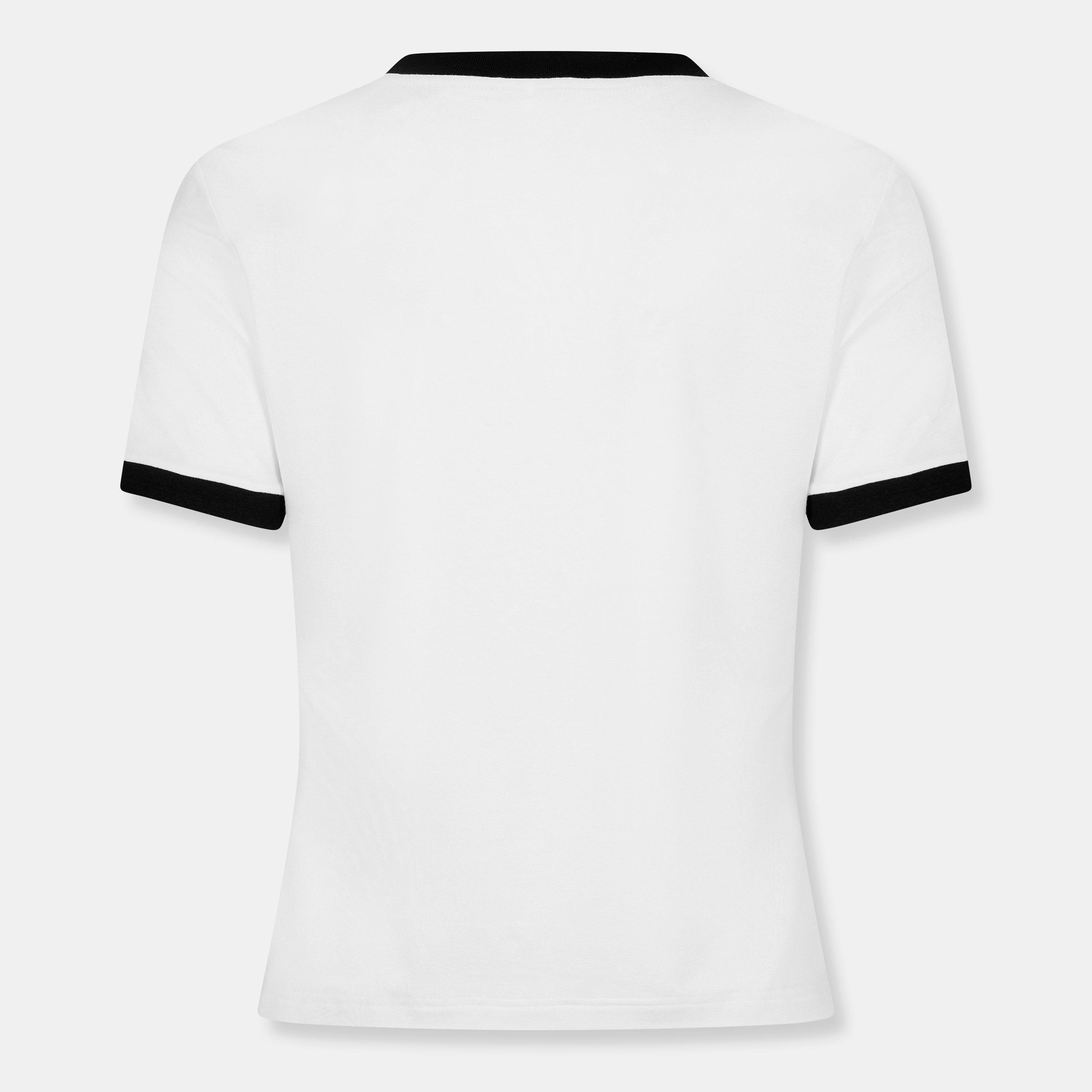White Black - Versace - Versace Logo T-Shirt Ld61 - 2