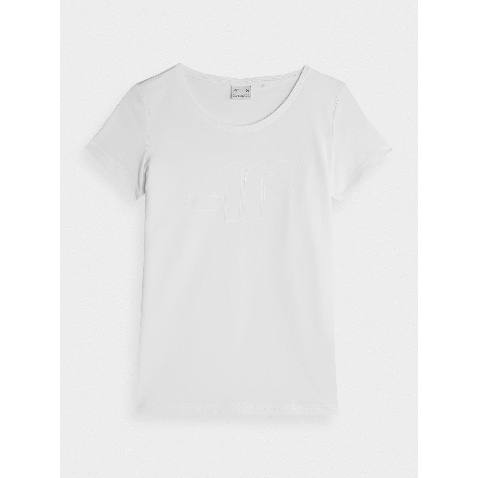 White - 4F - Big Logo T-Shirt Womens