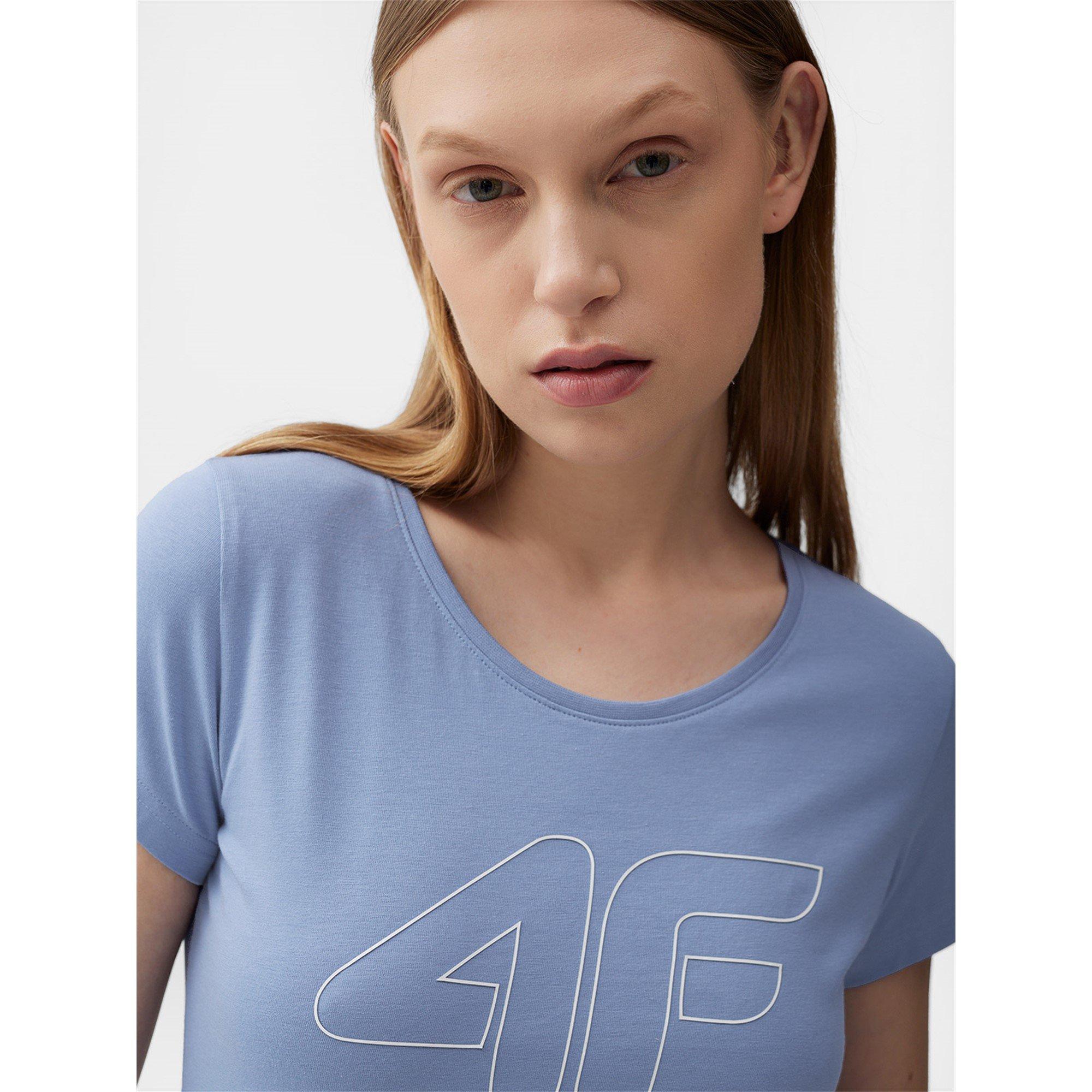 Denim - 4F - Big Logo T-Shirt Womens - 5