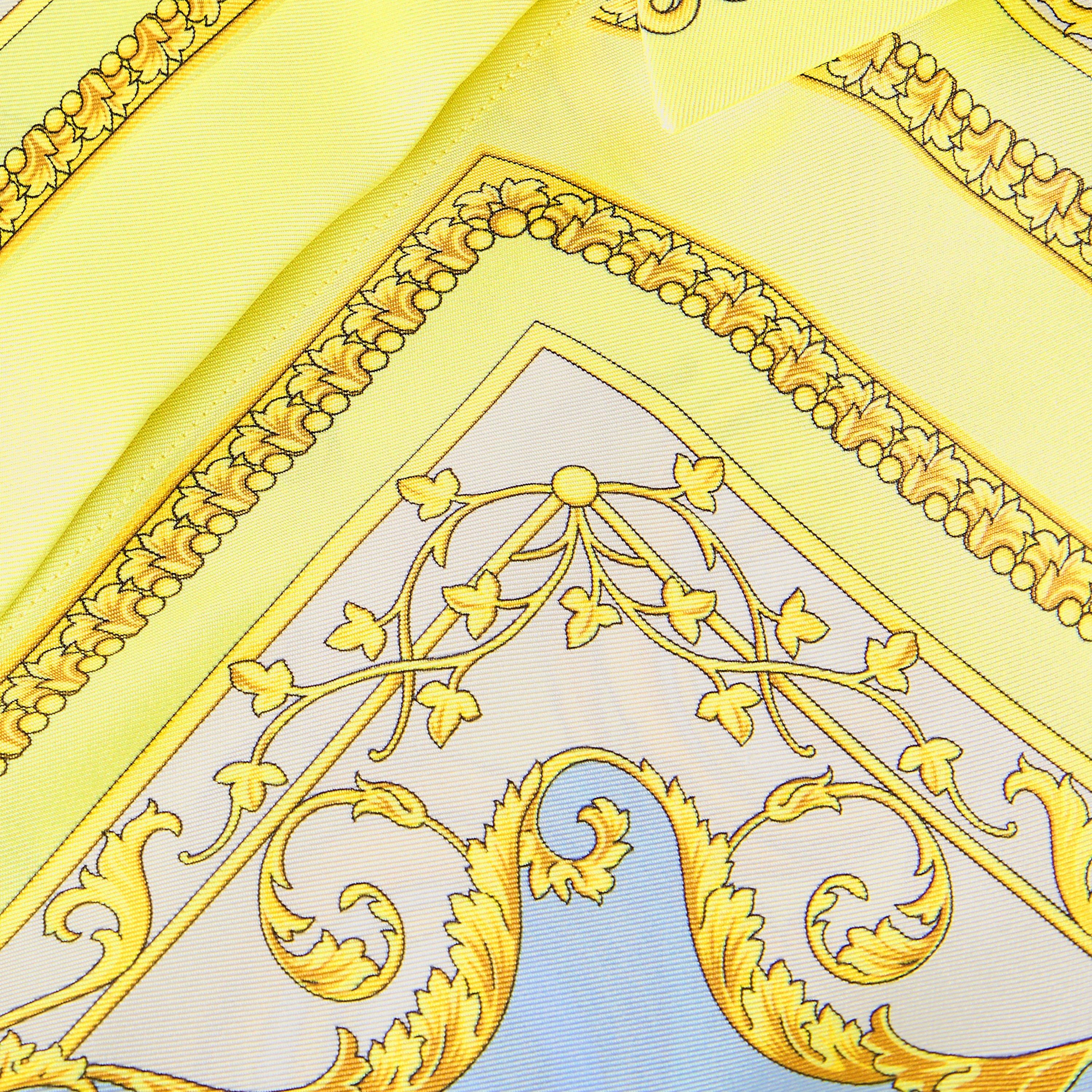 Yellow Blue - Versace - Versace Barocco Drs Ld61 - 5