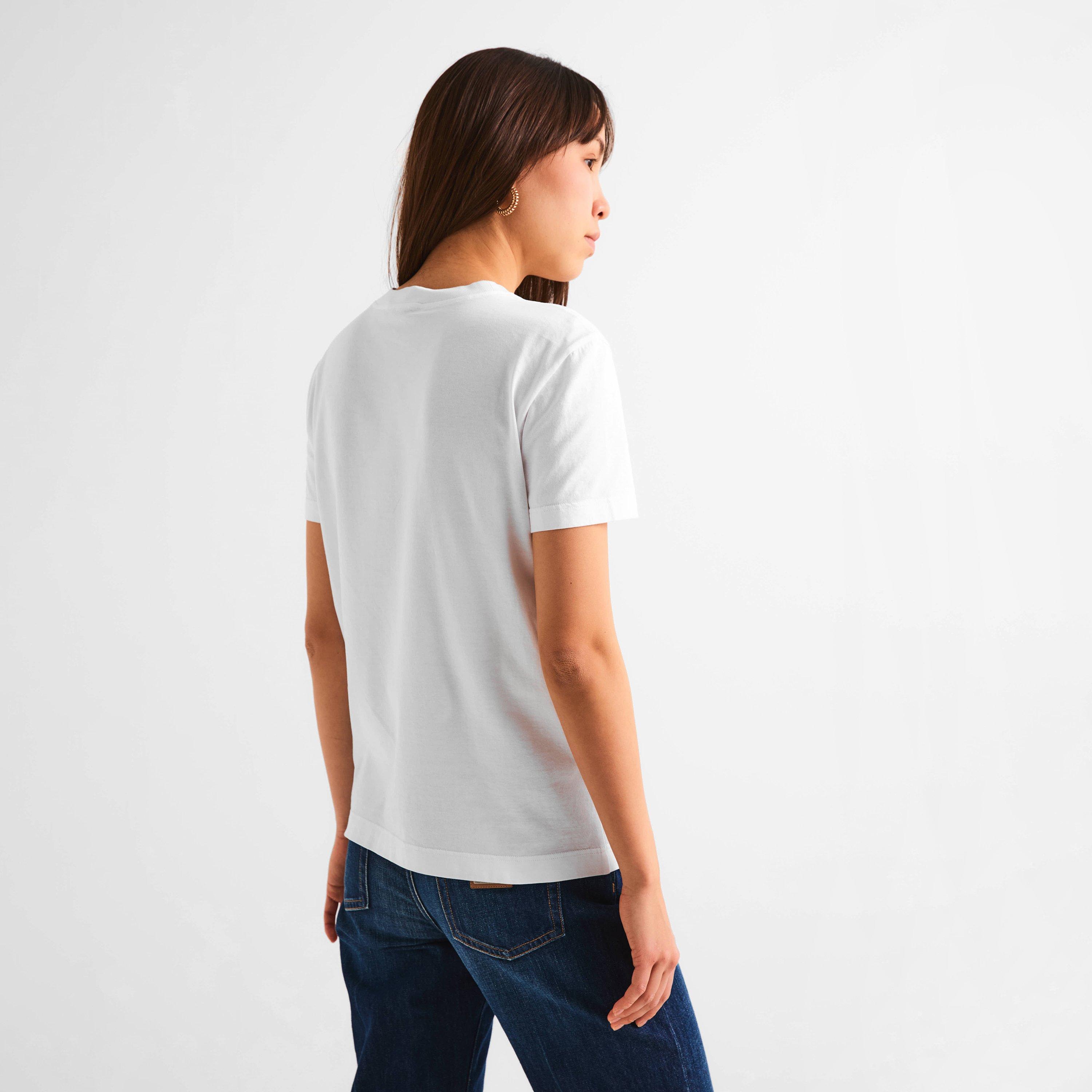 Bianco Ottico - Dolce and Gabbana - DG Jersey T-Shirt Ld61 - 4