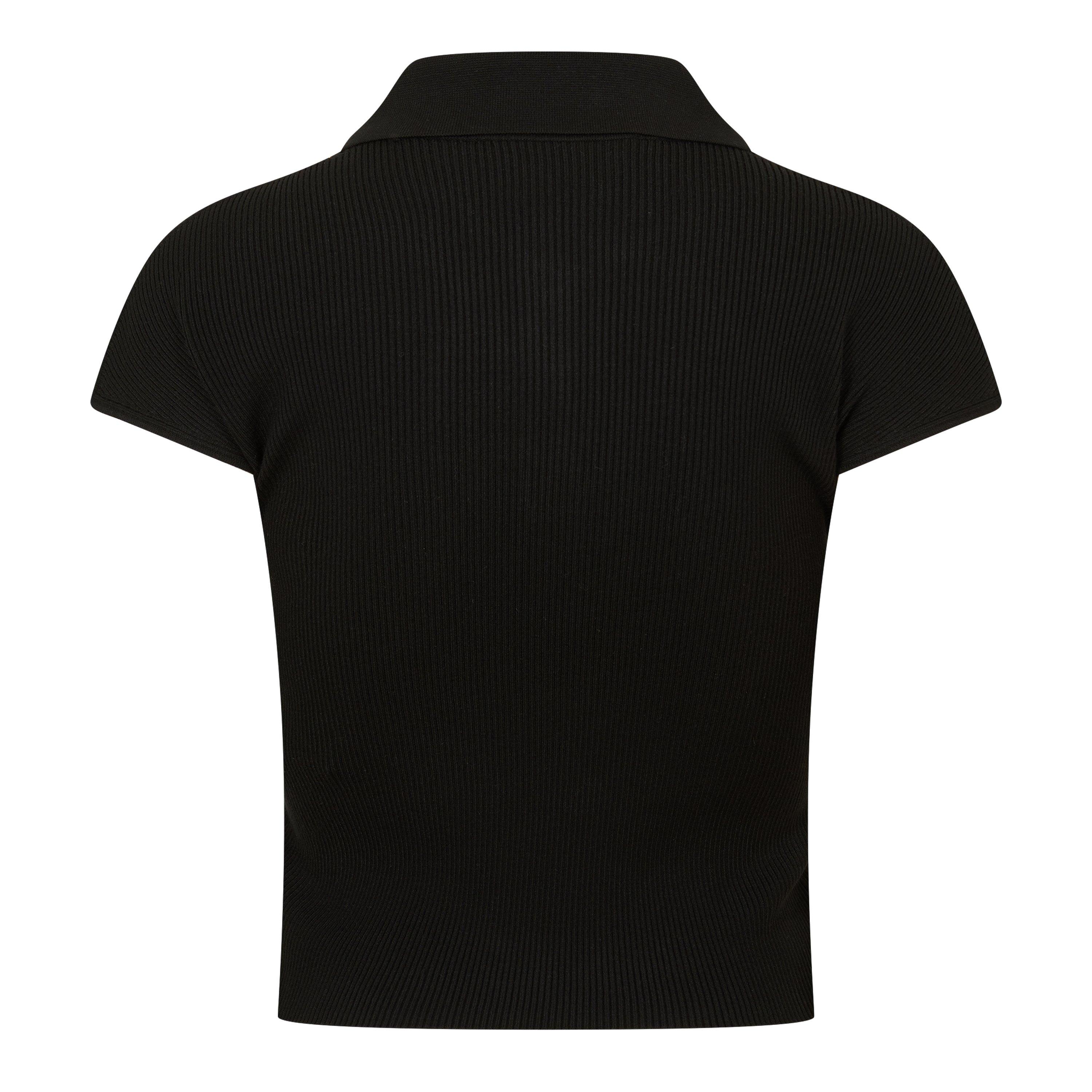 Nero - Dolce and Gabbana - DG Knit Collar Shirt Ld61 - 2